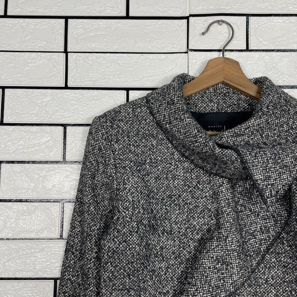 Japanese Brand Japanese Designer Noriko Herringbone Cascading Front Jacket Size S / US 4 / IT 40 - 6 Thumbnail