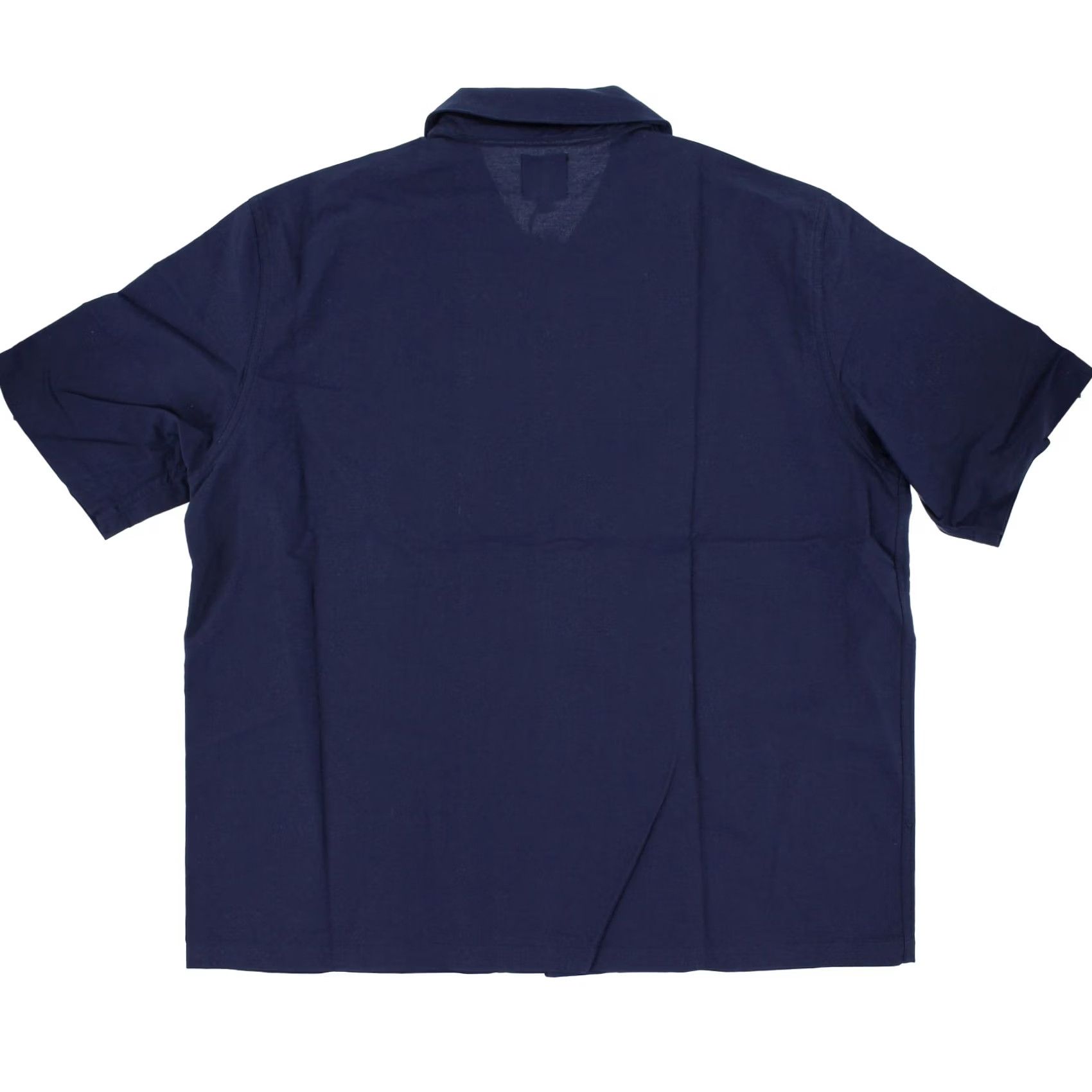 Brain Dead Brain Dead Wounds Heal Graphic Button Up Shirt Navy Small Mens Short Sleeve Lightweight 100% Cotton Relaxed Fit Canvas Size US S / EU 44-46 / 1 - 2 Thumbnail