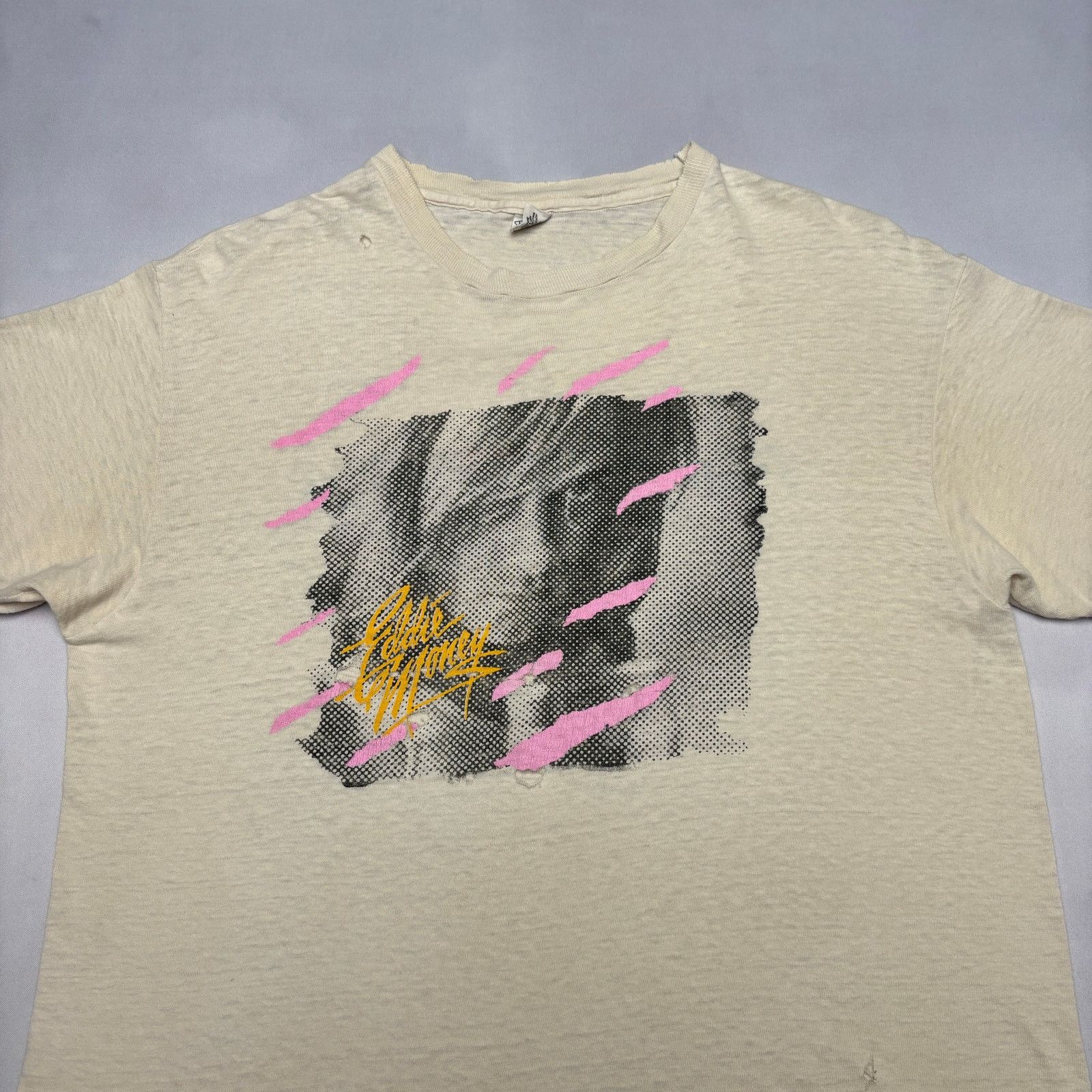 Hanes × Vintage Vintage 1980 Eddie Money Touring For Keeps Shirt Men's Large Size US L / EU 52-54 / 3 - 2 Thumbnail