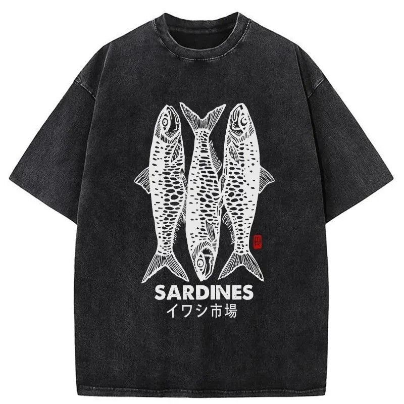 Vintage Oversized Cartoon Fish Graphic Tee Size US XL / EU 56 / 4 - 1 Preview