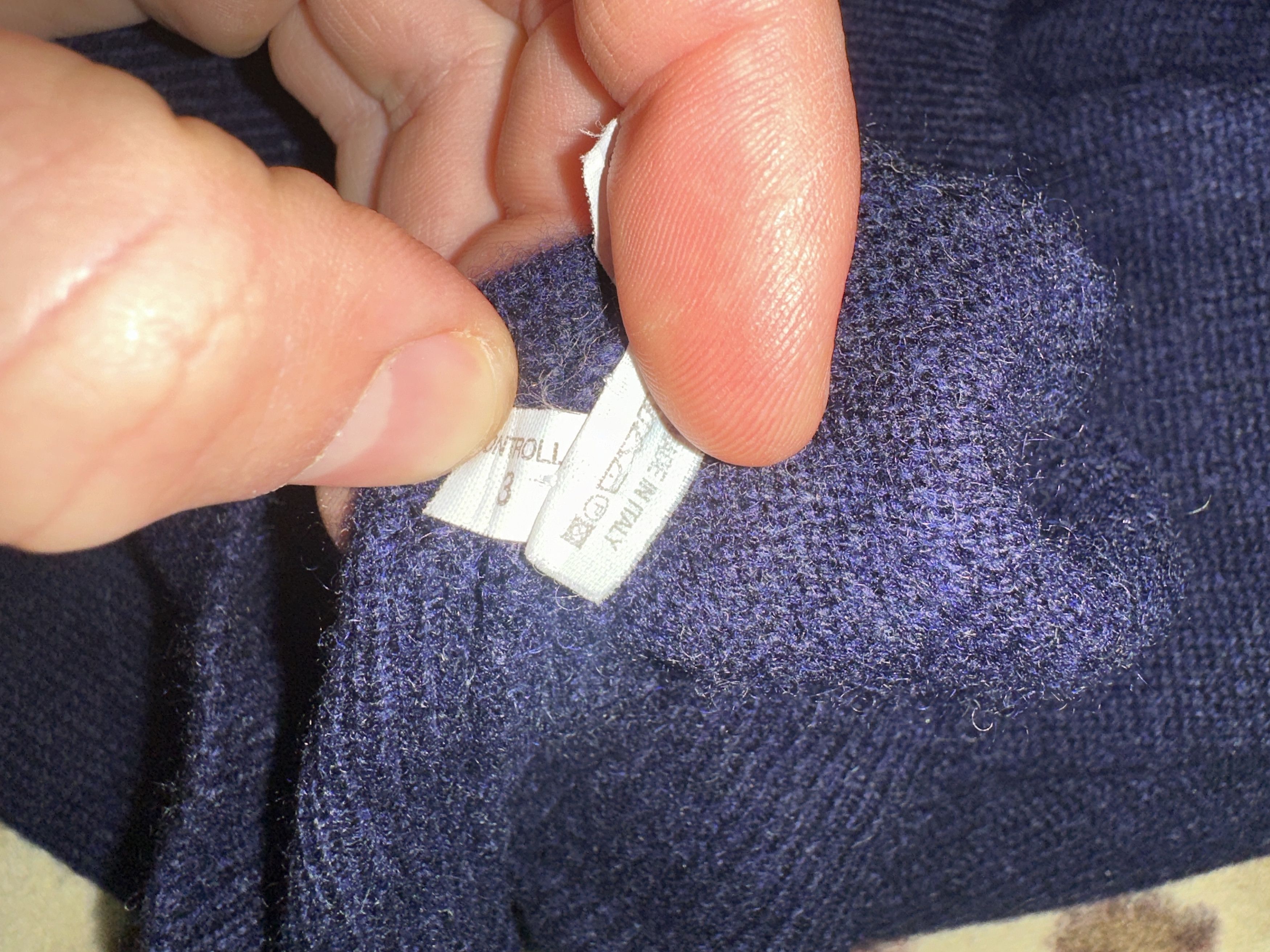 Brunello Cucinelli Brunello Cucinelli Cashmere Half Zip Sweater Navy Size 52 Size US L / EU 52-54 / 3 - 12 Thumbnail