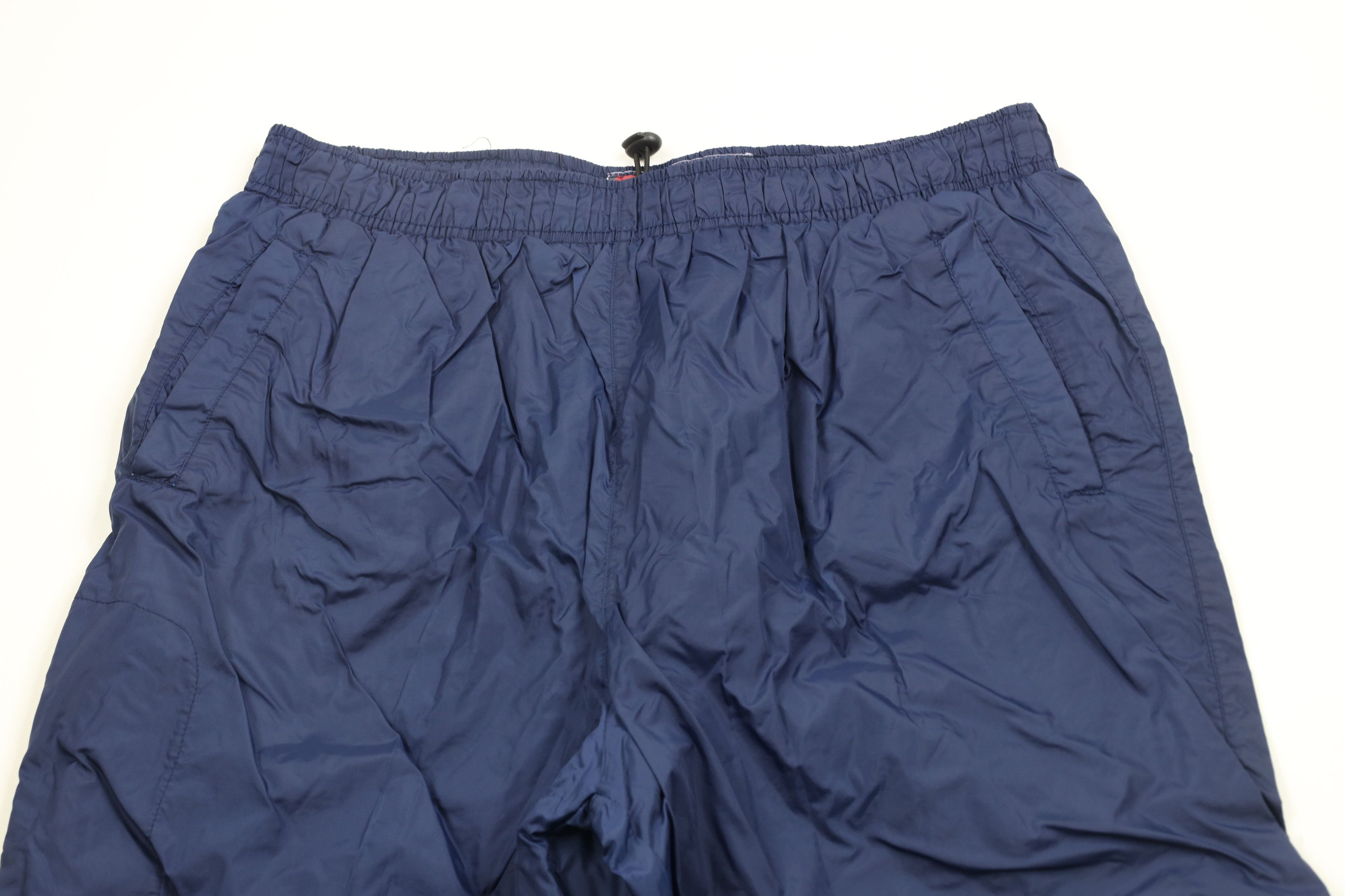 Vintage Vintage 90s University of Michigan Lined Wide Leg Pants Blue Size US 38 / EU 54 - 2 Thumbnail