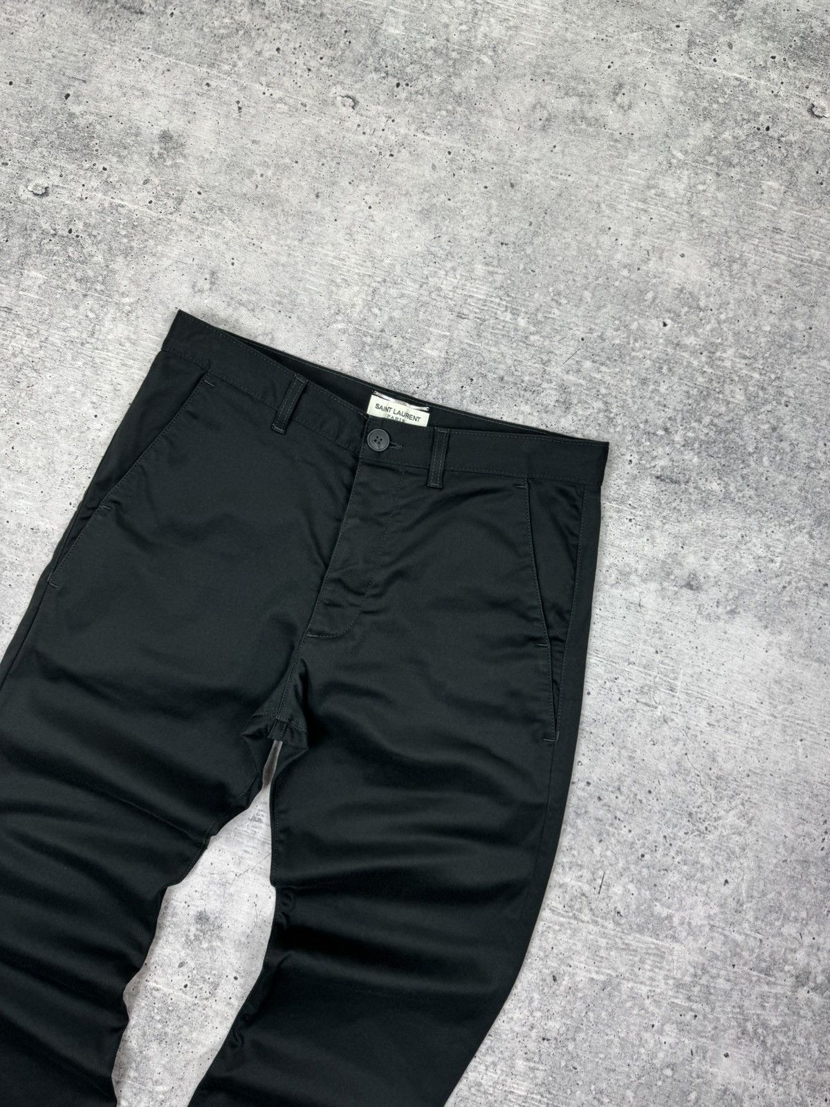 Saint Laurent Paris Vintage Saint Laurent Paris Classic Cropped Pants Trousers Size US 30 / EU 46 - 7 Thumbnail