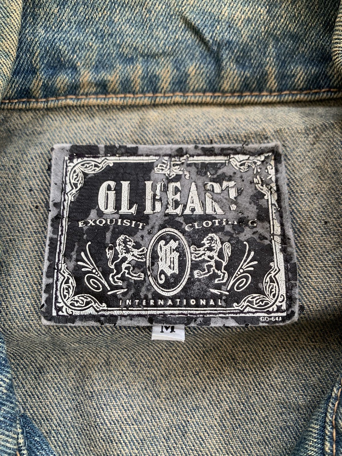 Japanese Brand GL HEART DENIM TRUCKER JACKET Size US M / EU 48-50 / 2 - 17 Thumbnail
