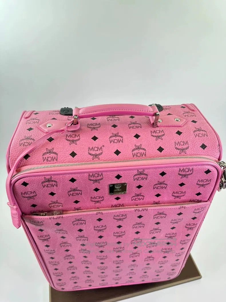 MCM MCM Pink Expandable Handle Carry. Size ONE SIZE - 2 Thumbnail