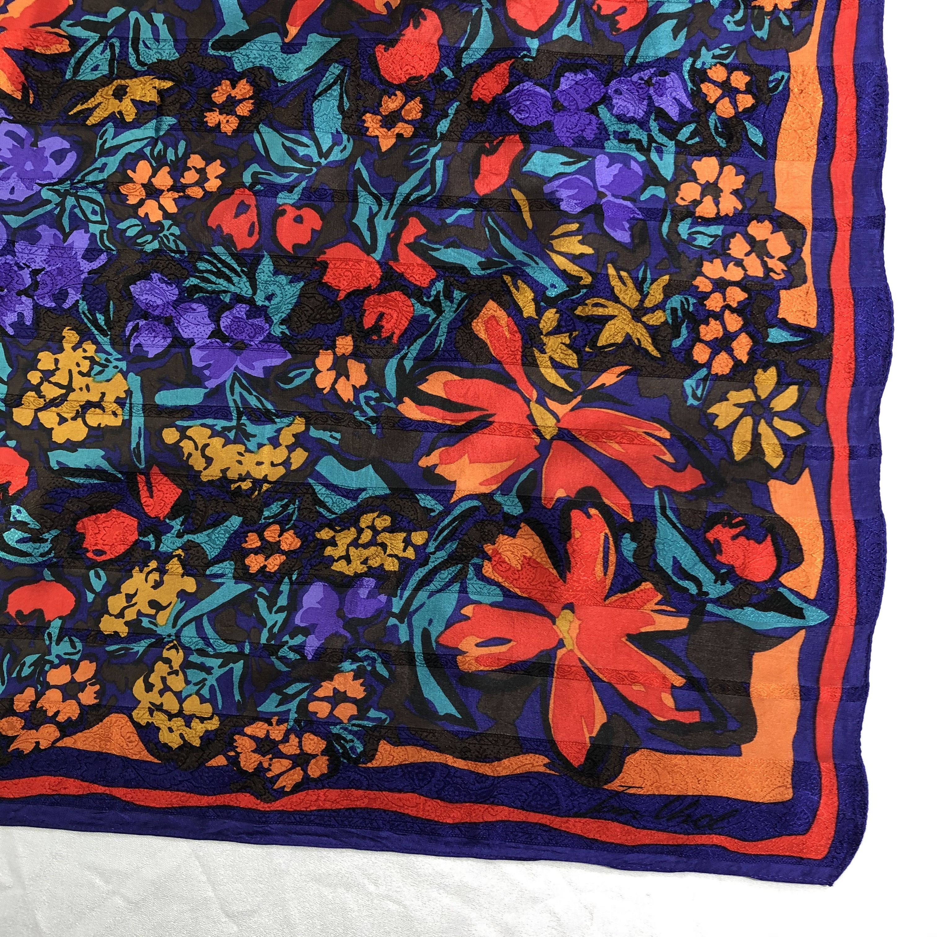 Vintage Vintage Silk Scarf Size ONE SIZE - 3 Thumbnail