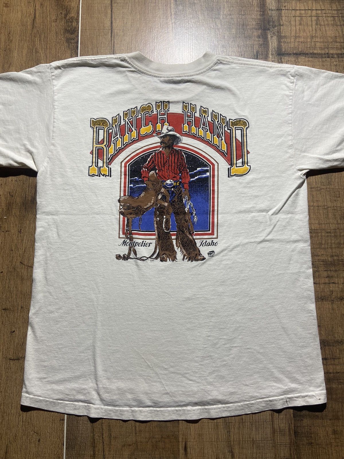 Gildan Ranch hand cowboy tee Size US L / EU 52-54 / 3 - 9 Thumbnail