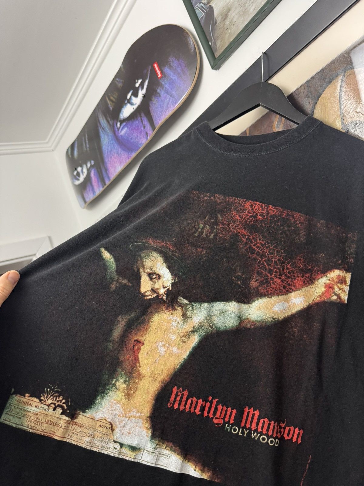 Band Tees Vintage Marilyn Manson Holywood Og Band Tour Tee Rock Rare L Size US XL / EU 56 / 4 - 3 Thumbnail