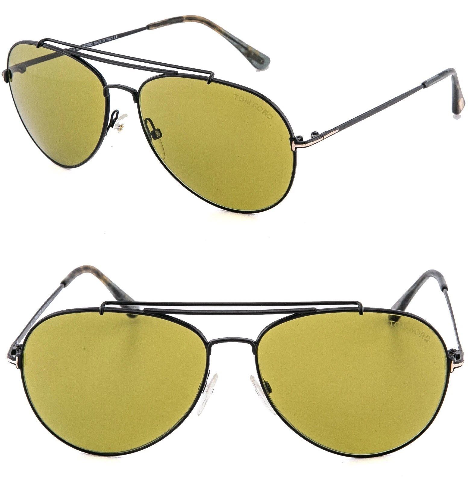 Tom Ford TOM FORD INDIANA TF0497 01N TFL Sunglasses 0497 FT0497 Size ONE SIZE - 1 Thumbnail
