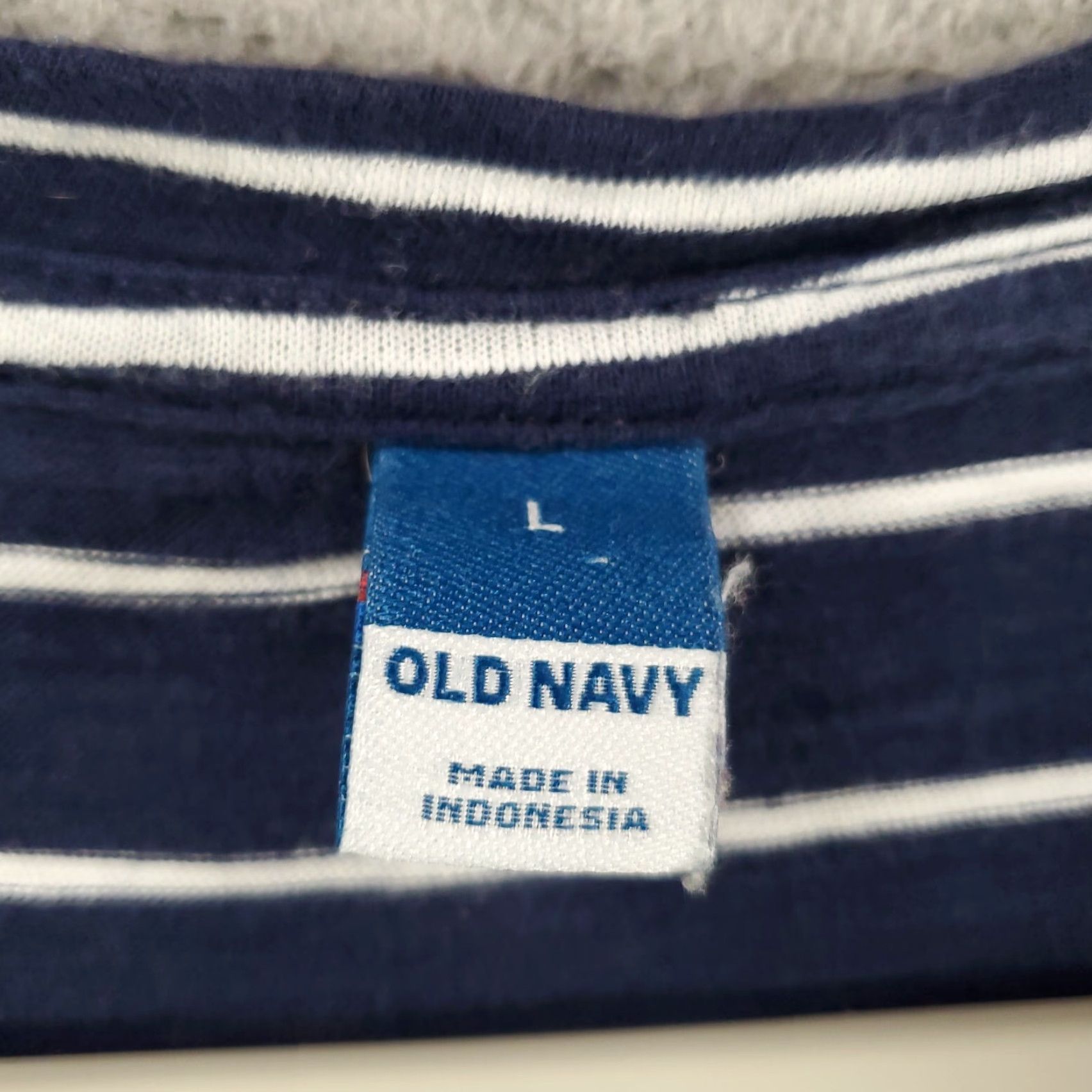 Old Navy Old Navy Women’s Dress Large Striped Stretch Classic Nautical Pullover Comfort Size L / US 10 / IT 46 - 5 Thumbnail
