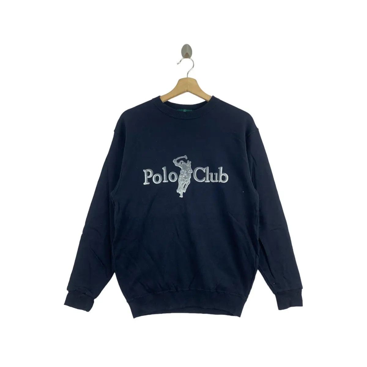 Polo Ralph Lauren Vintage POLO CLUB Big Pony Logo Crewneck Sweatshirt Jumper Size M / US 6-8 / IT 42-44 - 1 Thumbnail