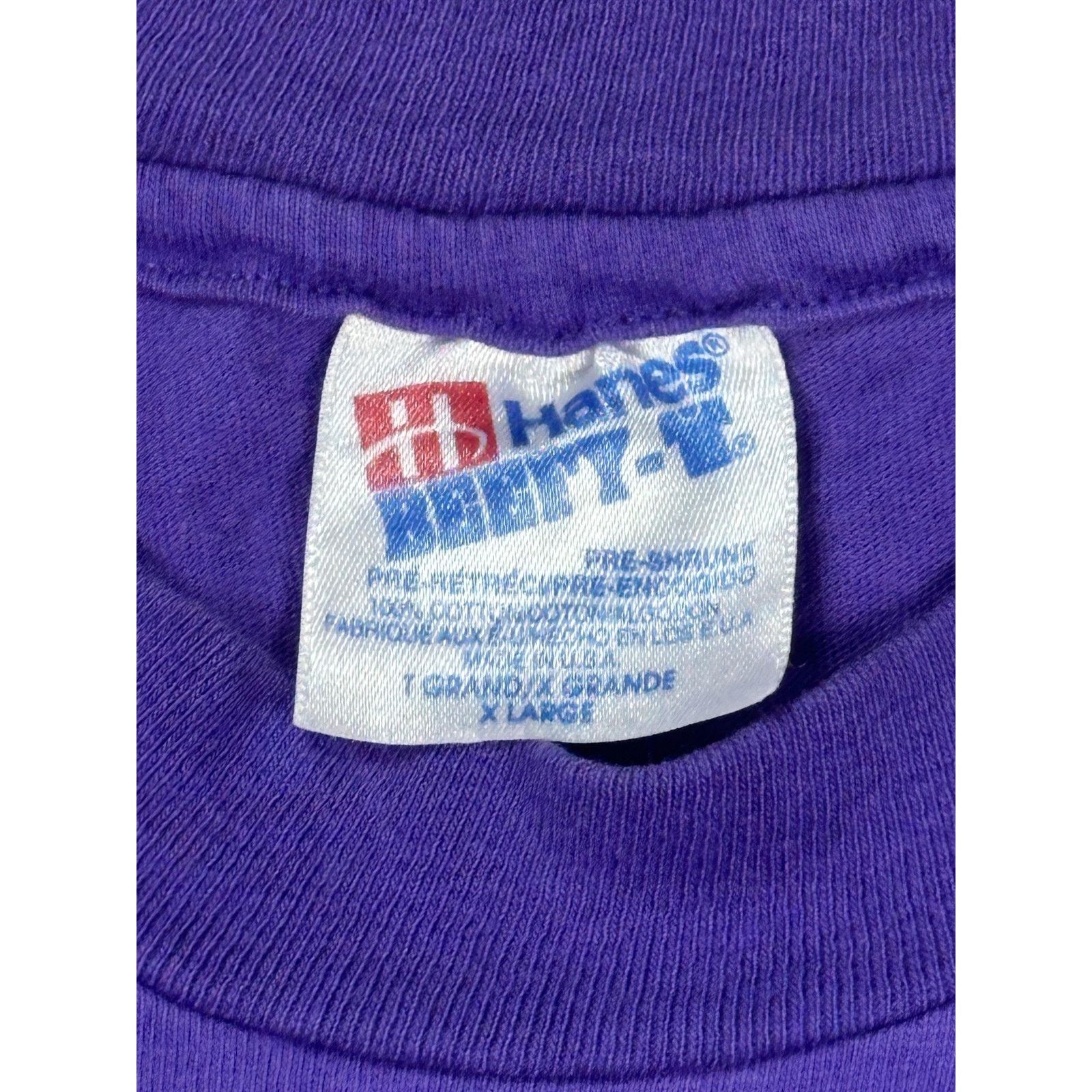 Hanes Phoenix Suns Shirt Sz XL Purple Basketball Hanes Artex USA Size US XL / EU 56 / 4 - 7 Thumbnail