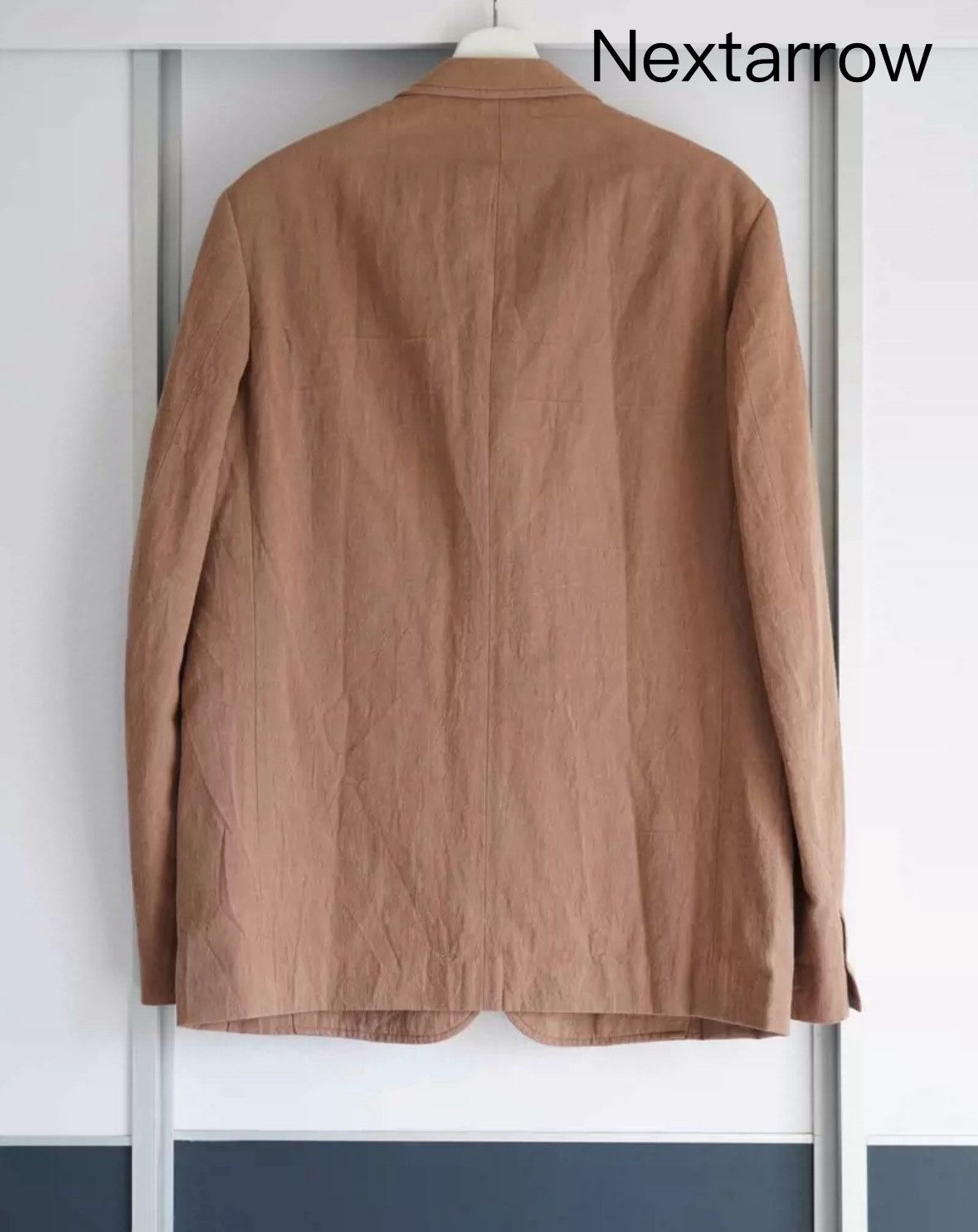 Yohji Yamamoto Yohji Yamamoto 01ss Persimmon Texture Suit 2412-Nextarrow Size US M / EU 48-50 / 2 - 2 Thumbnail
