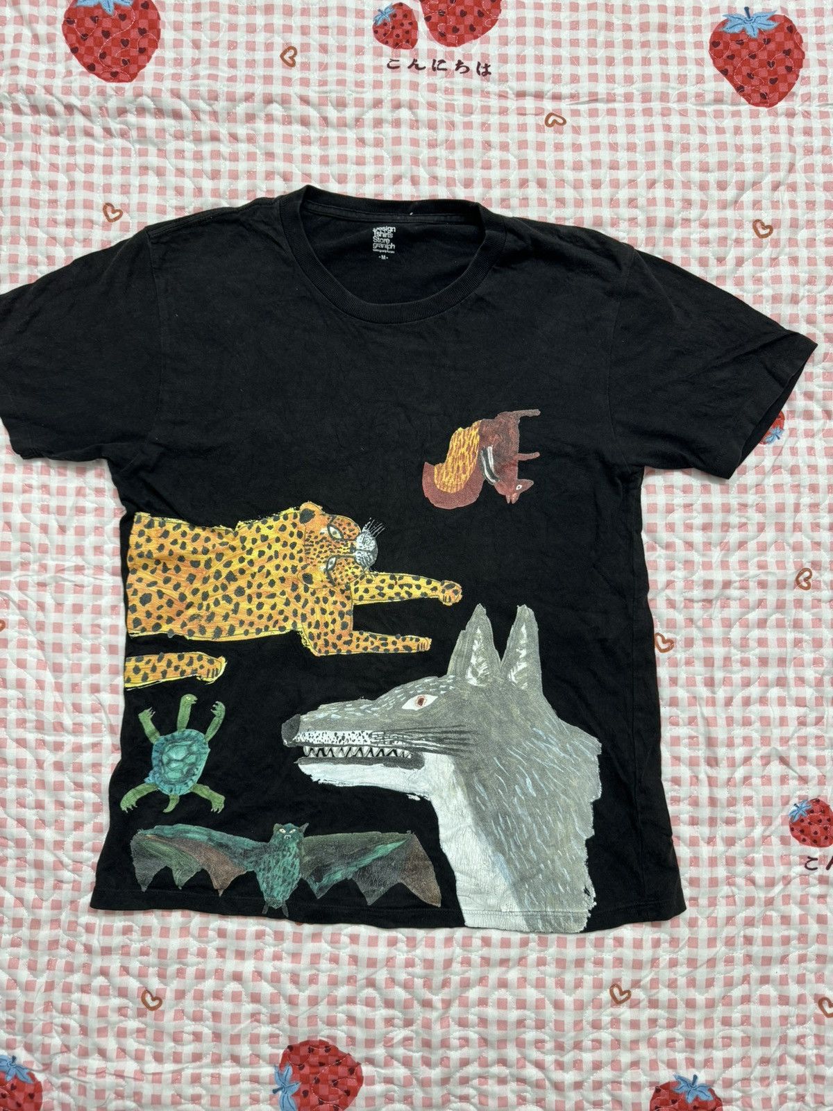 image of Miroko Michiko Art Tshirt in Black, Men's (Size Medium)