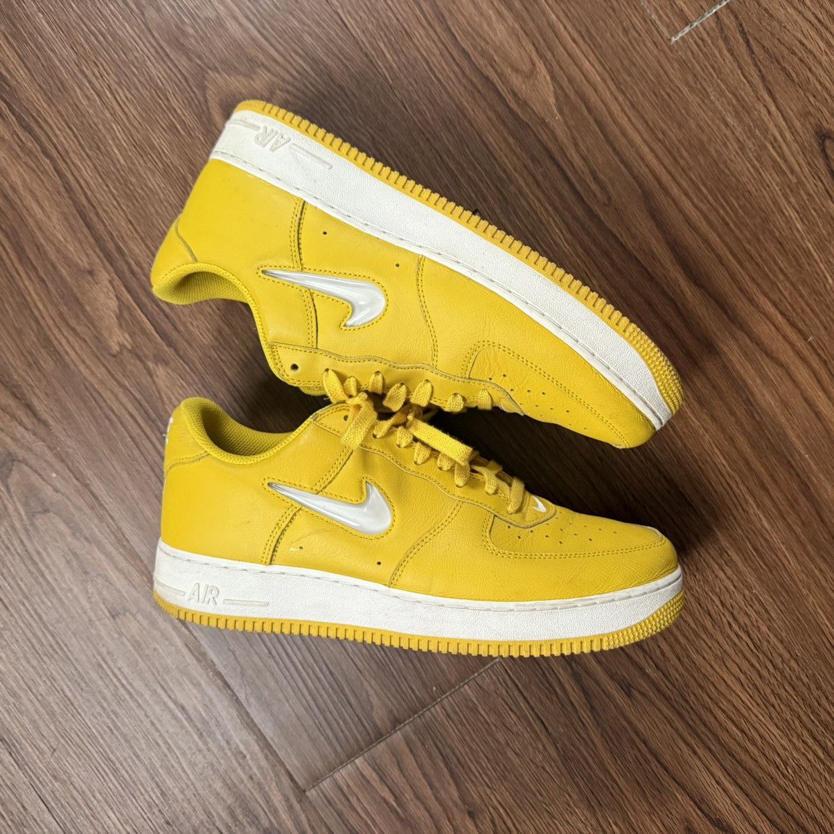 Nike Nike Air force 1 jewels Yellow Size US 10 / EU 43 - 3 Thumbnail