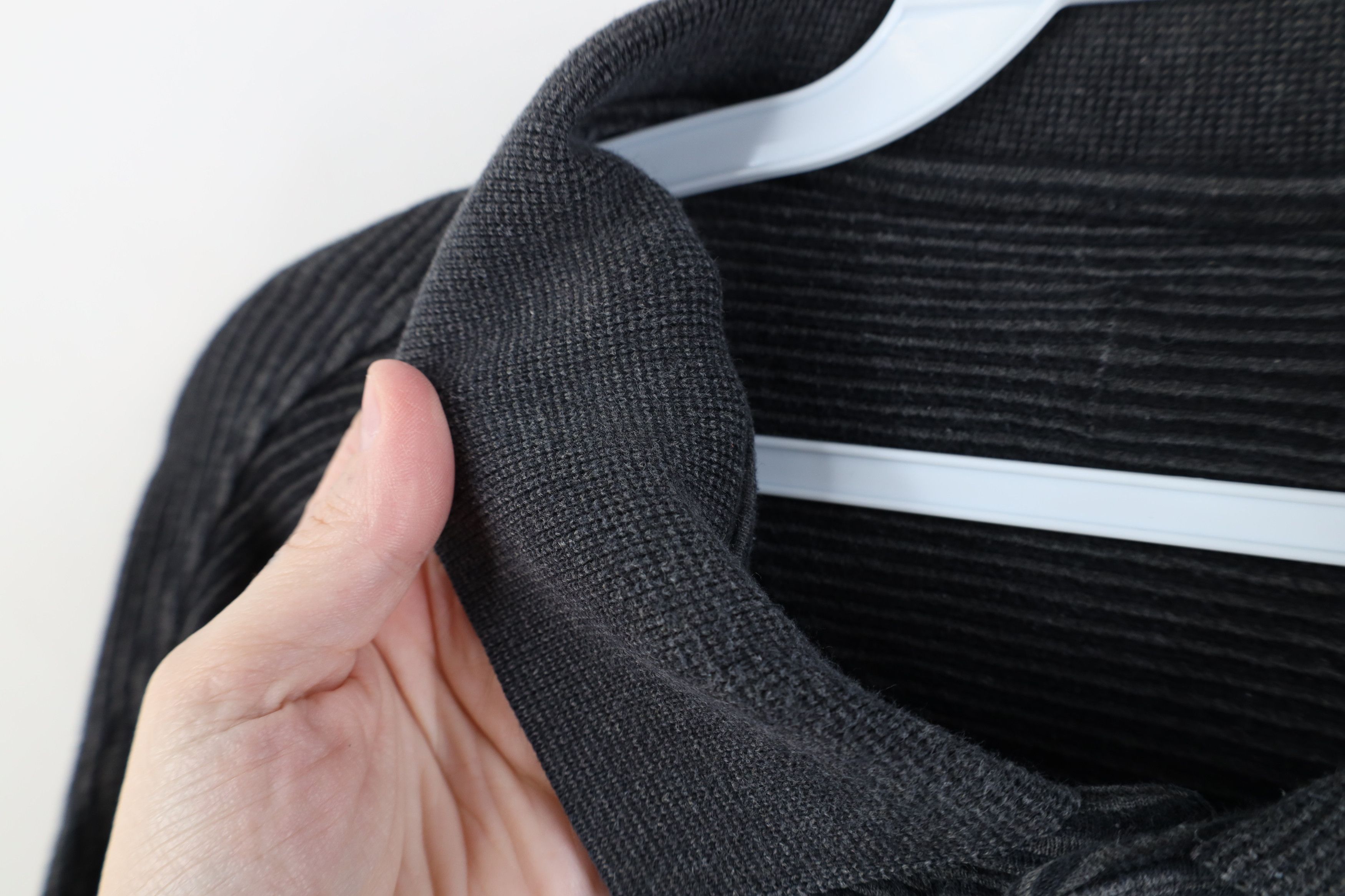 Vintage Vintage 90s Y2K Streetwear Knit Striped Long Sleeve Polo Size US XL / EU 56 / 4 - 5 Thumbnail