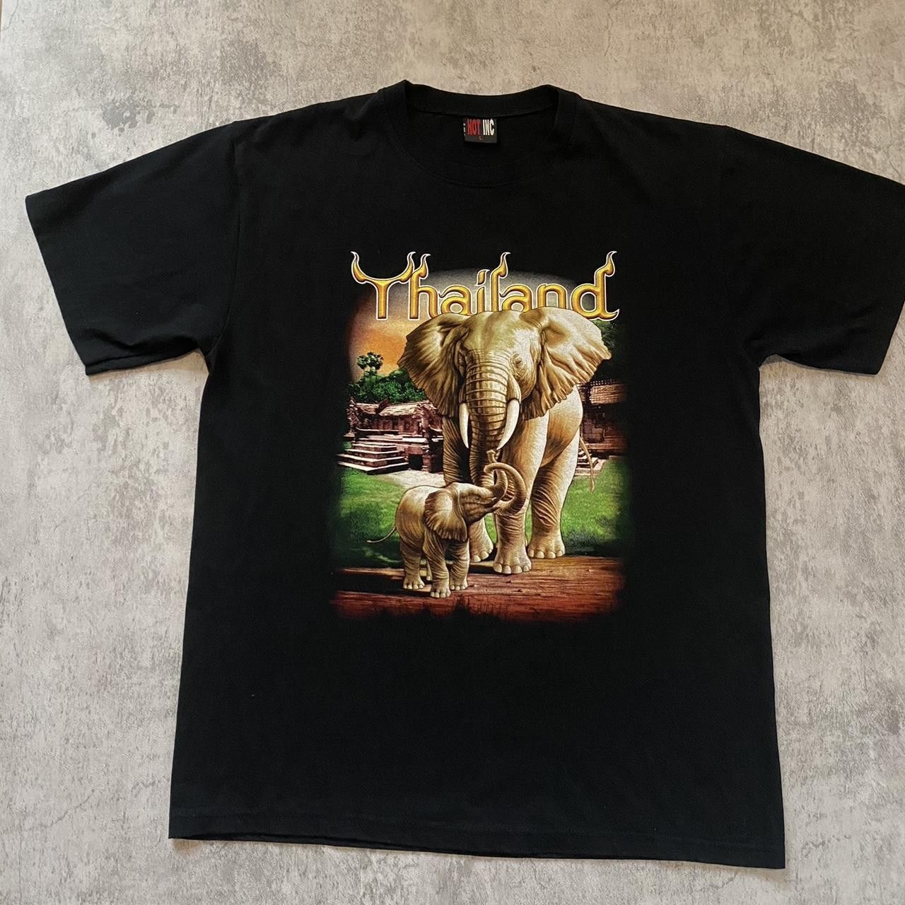 Other Thailand elephant t-shirt Vintage y2k Vacation Boxy Size US L / EU 52-54 / 3 - 1 Thumbnail