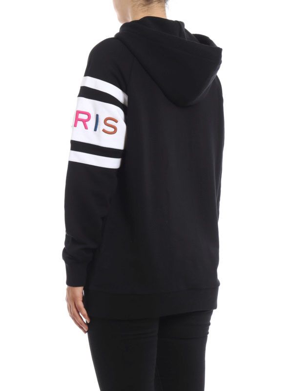 Givenchy o1srvl11e0225 Hoodie in Black/White Size M / US 6-8 / IT 42-44 - 4 Thumbnail