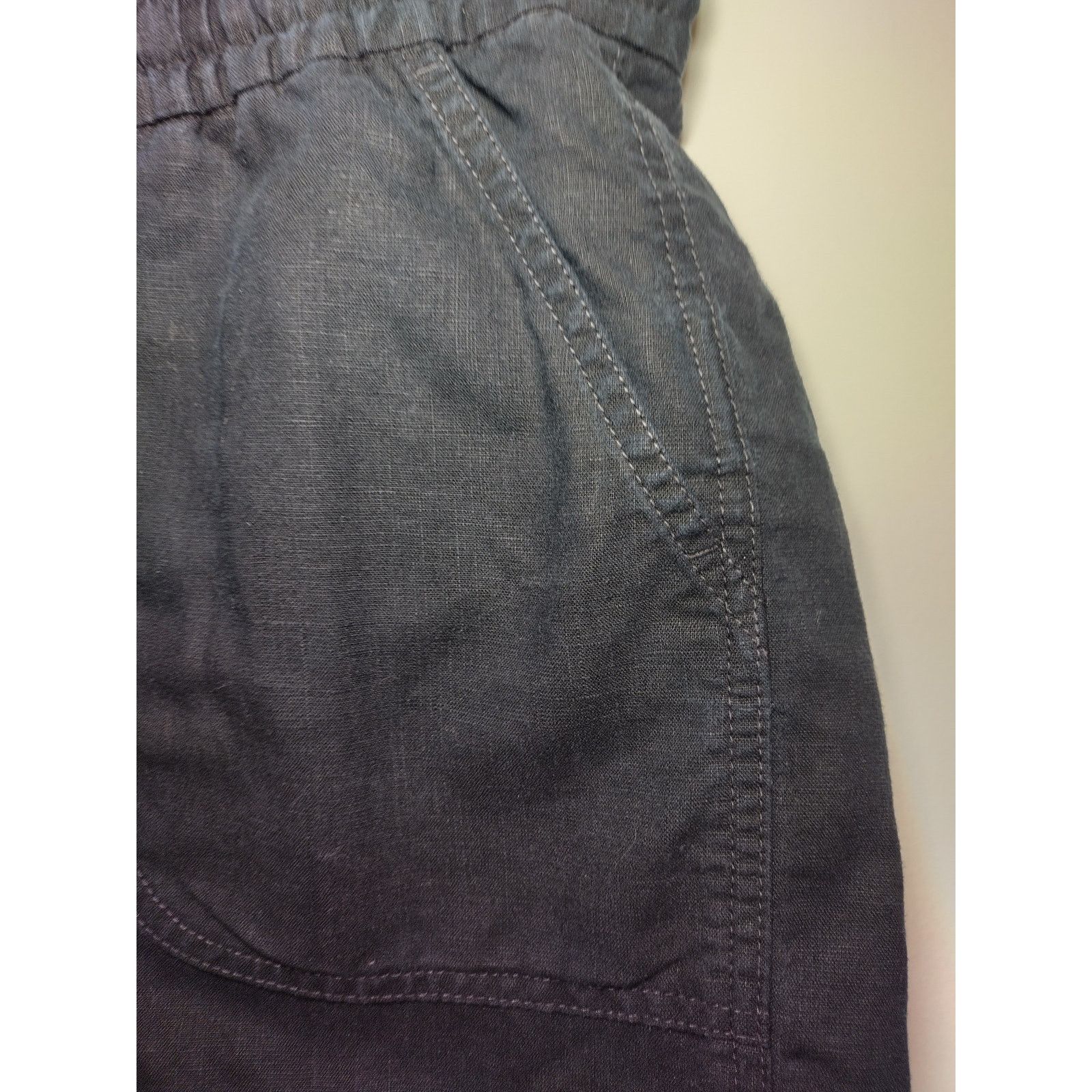 J.Crew J.Crew Womens Shorts High Rise Drawstring Pockets Black XS Size 24" / US 00 / IT 34 - 3 Thumbnail