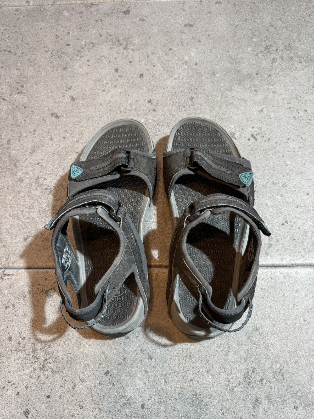 Nike × Nike ACG Nike ACG y2k Gorpcore Sandals Black blue Outdoor Hiking vtg Size US 11 / EU 44 - 3 Thumbnail