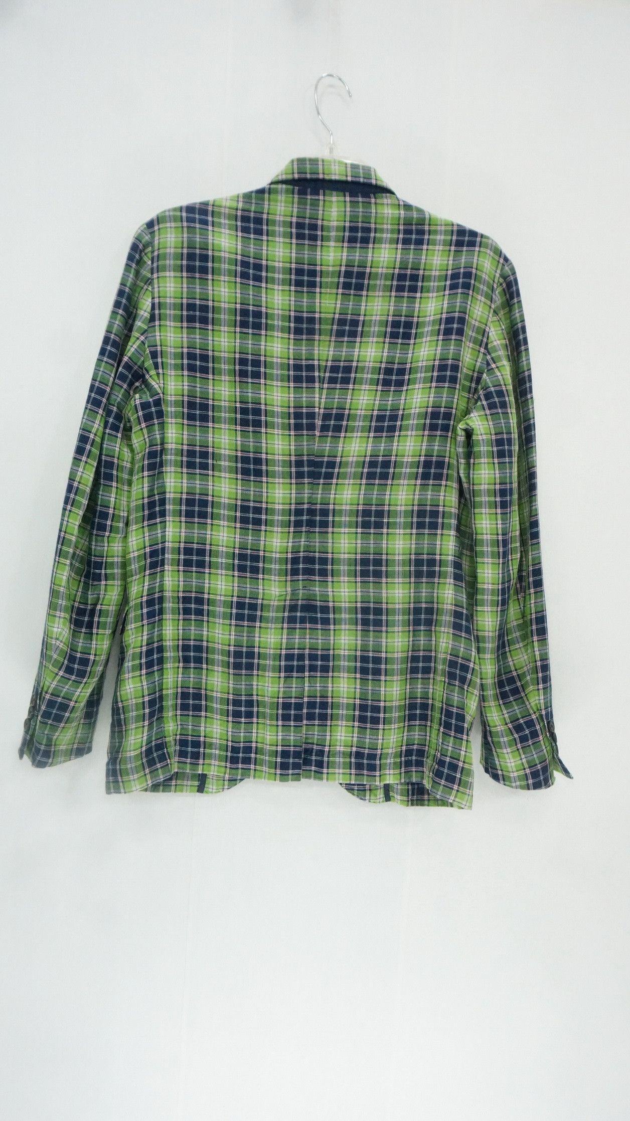 Japanese Brand Rare SHIPS Japan Tartan Light Blazer Production Sample Size 46R - 2 Thumbnail