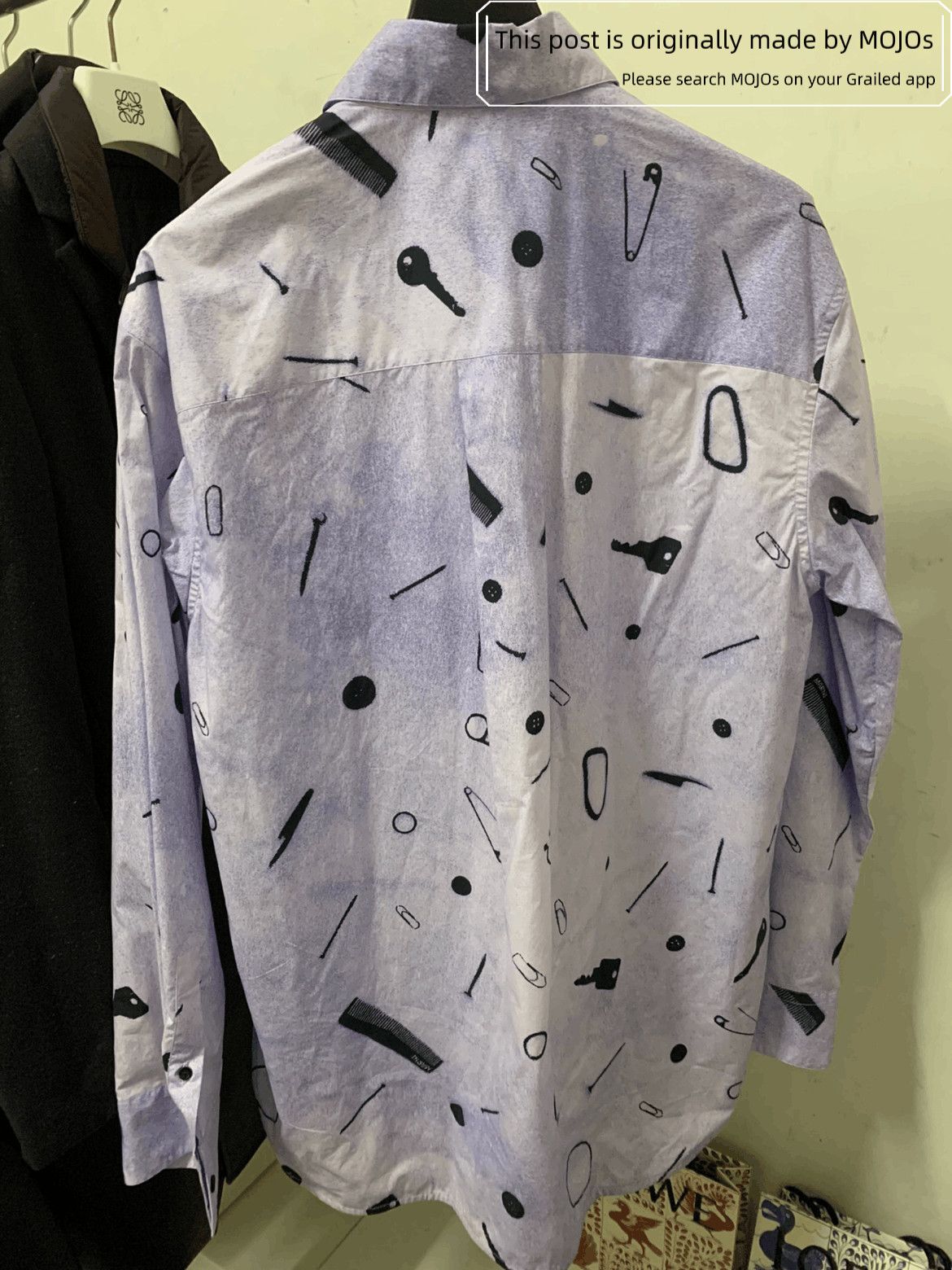 Marni Sz 50 Marni 21SS Runway Key Pattern Shirt Size US M / EU 48-50 / 2 - 2 Thumbnail