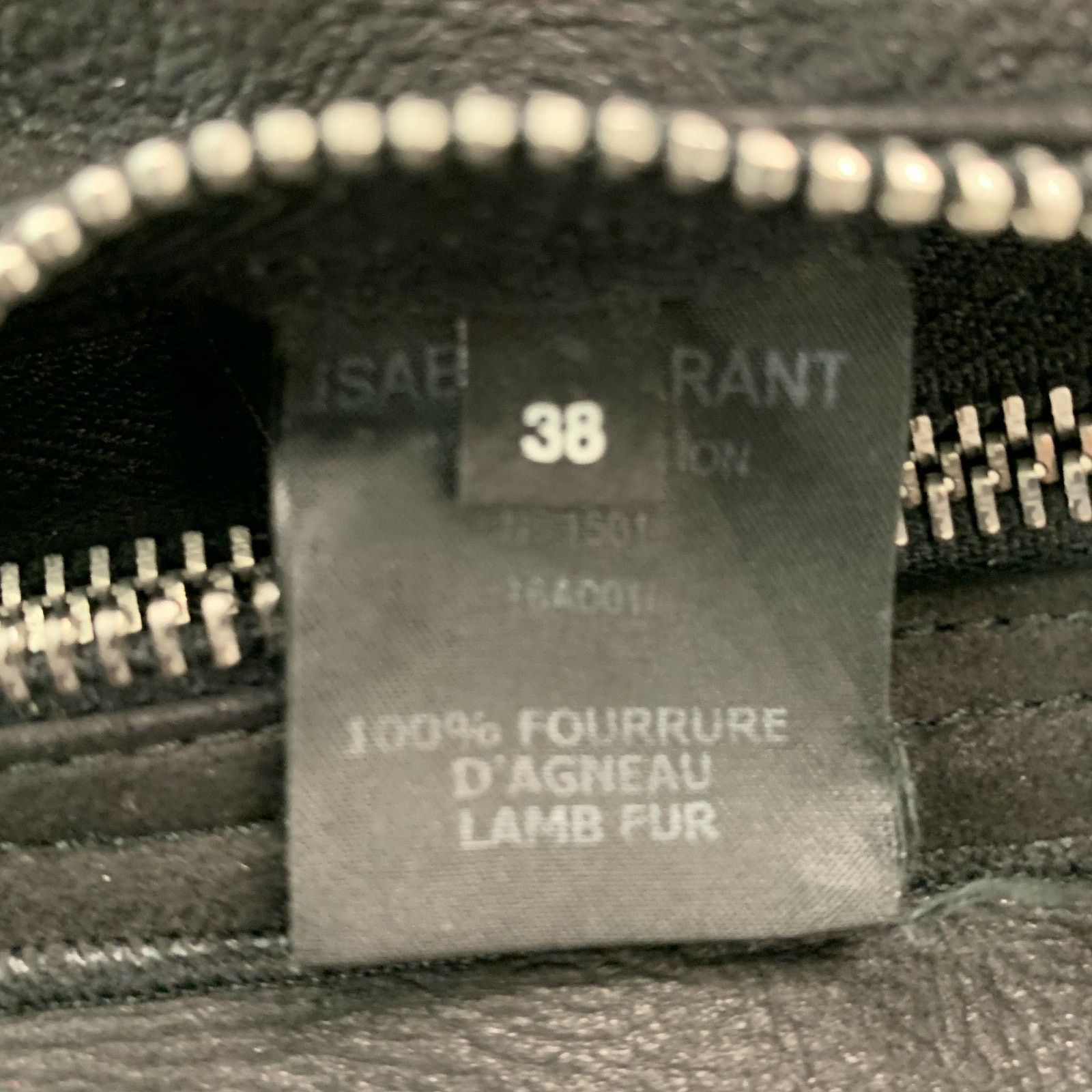 Isabel Marant ISABEL MARANT 6 Black Leather Shearling Reversible Jacket Size S / US 4 / IT 40 - 6 Thumbnail