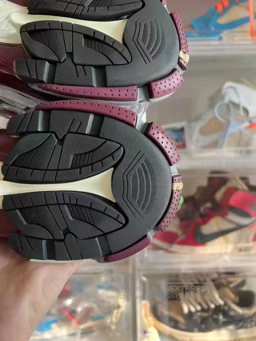 Balenciaga balenciaga runner burgundy sports shoes size 41. Size US 10 / EU 43 - 7 Thumbnail