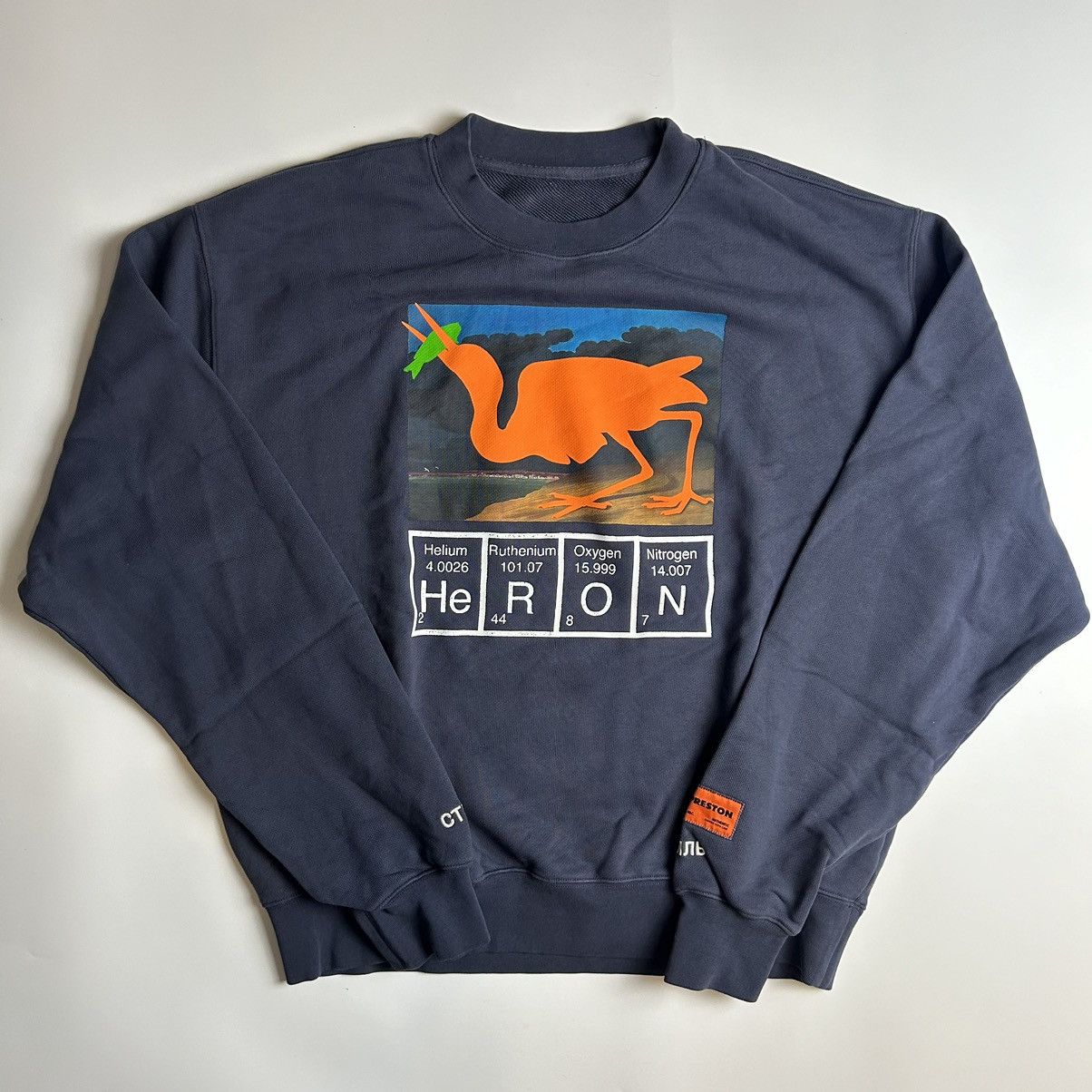 Heron Preston *NEW* Heron Preston Periodic Tabe Sweatshirt Size US L / EU 52-54 / 3 - 1 Thumbnail