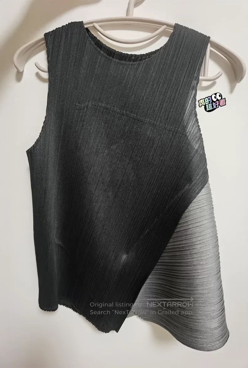 Issey Miyake Issey Miyake Color Block Cut Tank Top Size L / US 10 / IT 46 - 2 Thumbnail