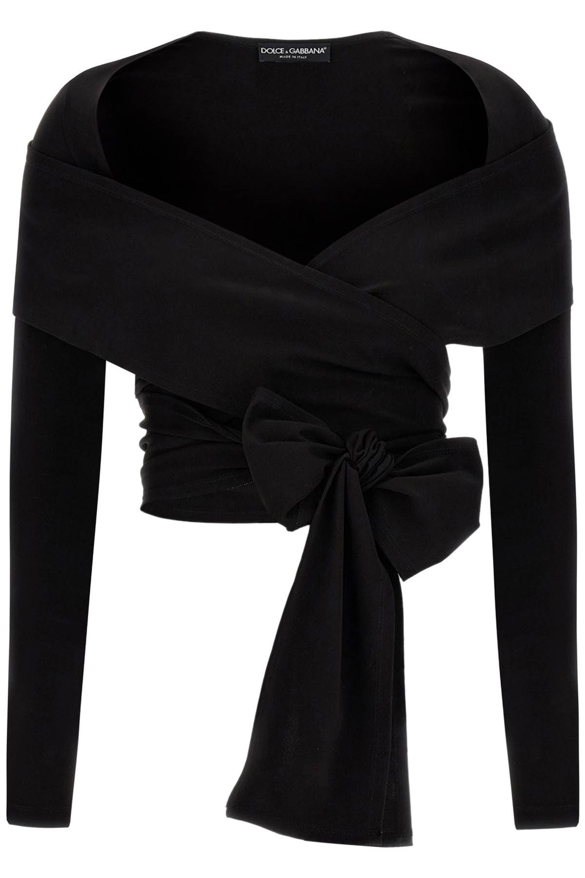 Dolce & Gabbana DOLCE & GABBANA Milano Stitch Jersey Shrug Size S / US 4 / IT 40 - 1 Thumbnail
