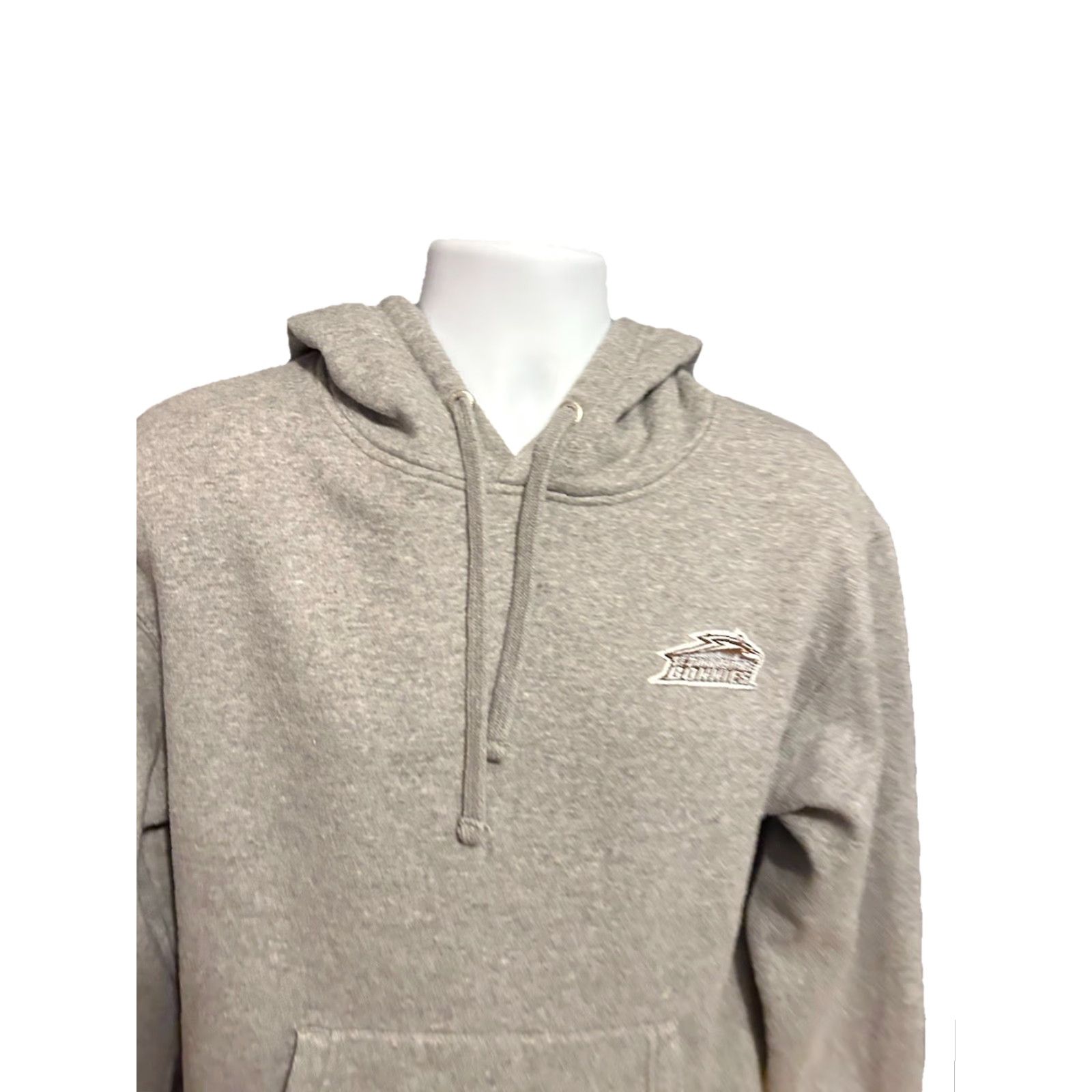 Vintage VTG St Bonaventure Bonnies Hoodie Adult Medium Heather Gray Drawstrings Pocket Size US M / EU 48-50 / 2 - 4 Thumbnail