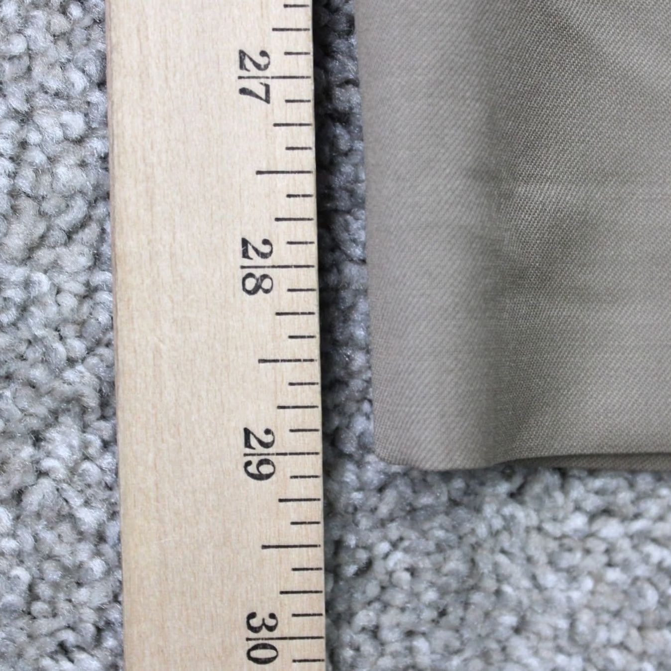 Ralph Lauren Lauren Ralph Lauren Pants Mens 38x29 Beige Wool Cashmere Flat Front Straight Dress Pants Size US 38 / EU 54 - 3 Thumbnail
