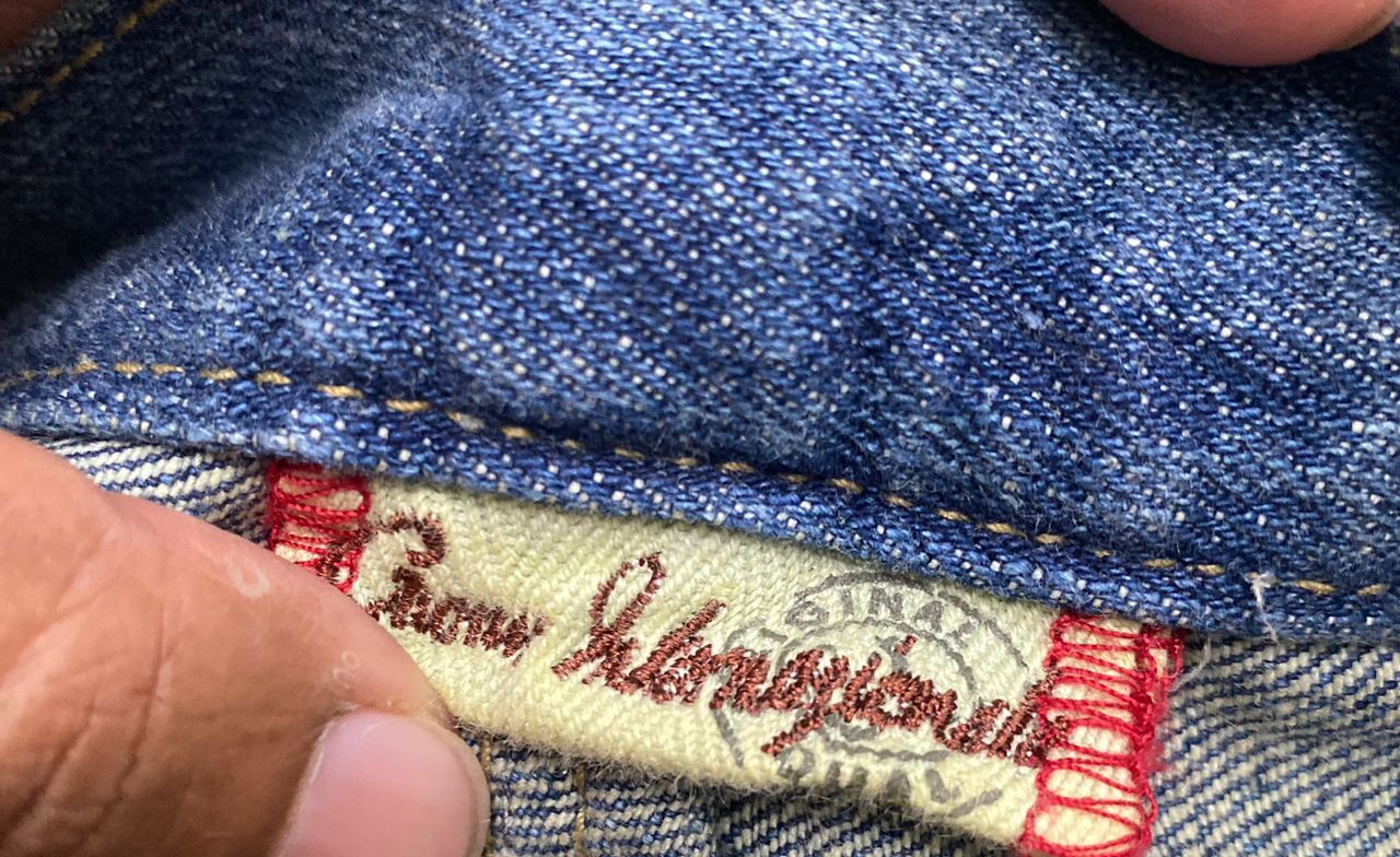 If Six Was Nine WORLD JEANS INTERNATIONAL SUKARJAN FISH KOI DESIGN DENIM Size US 30 / EU 46 - 25 Thumbnail