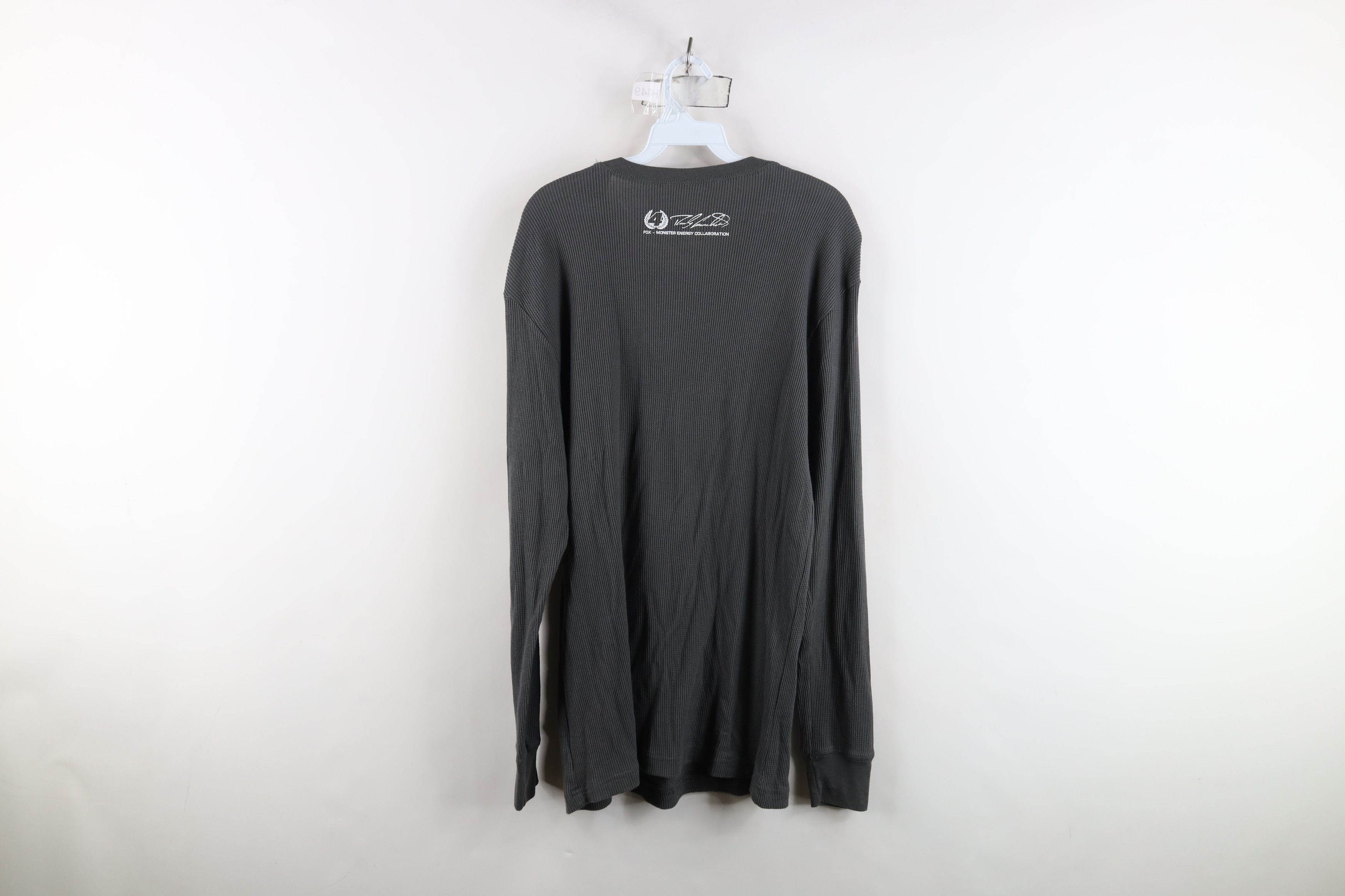 Fox Racing Fox Racing x Monster Energy Thermal Waffle Knit T-Shirt Size US XL / EU 56 / 4 - 13 Thumbnail