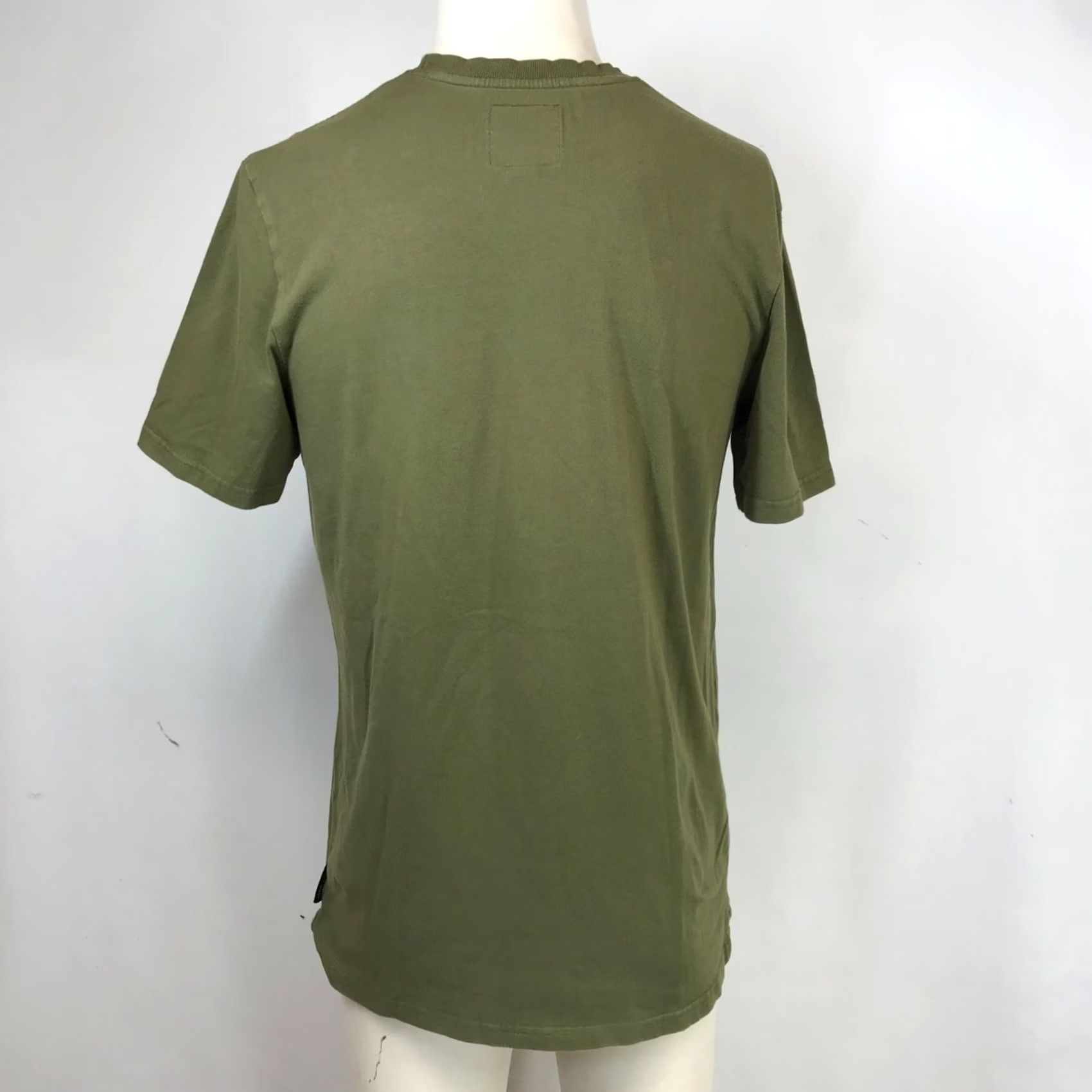 I Love Ugly I LOVE UGLY - Mens Small - Olive Crew Neck Cotton Blend Shirt Size US S / EU 44-46 / 1 - 5 Thumbnail
