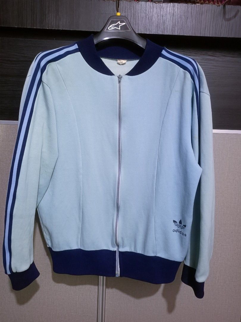 Adidas × Vintage Vintage 80s adidas track top Size US L / EU 52-54 / 3 - 1 Thumbnail