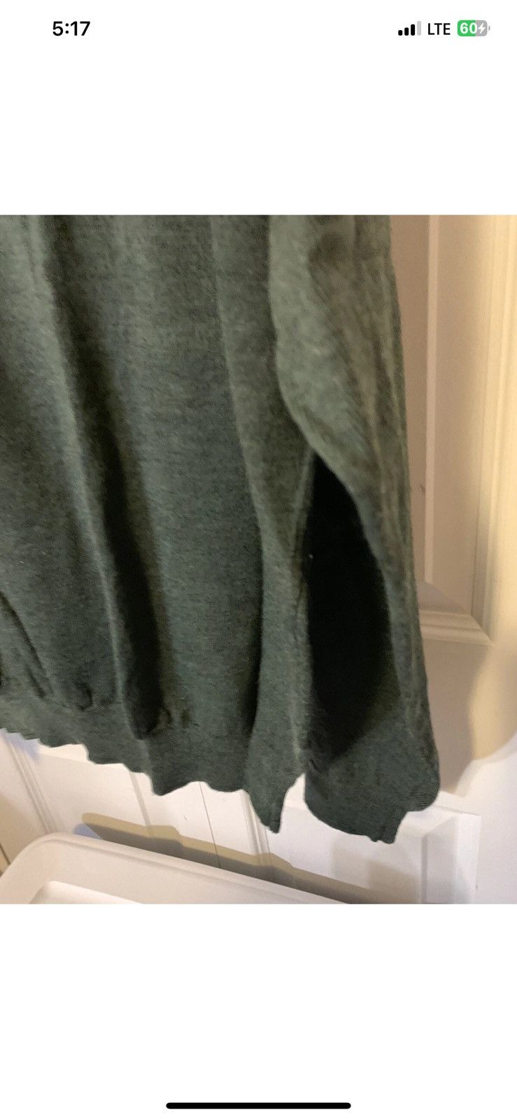Brandini Brandini mens sz XL merino wool sweater green Size US XL / EU 56 / 4 - 5 Thumbnail