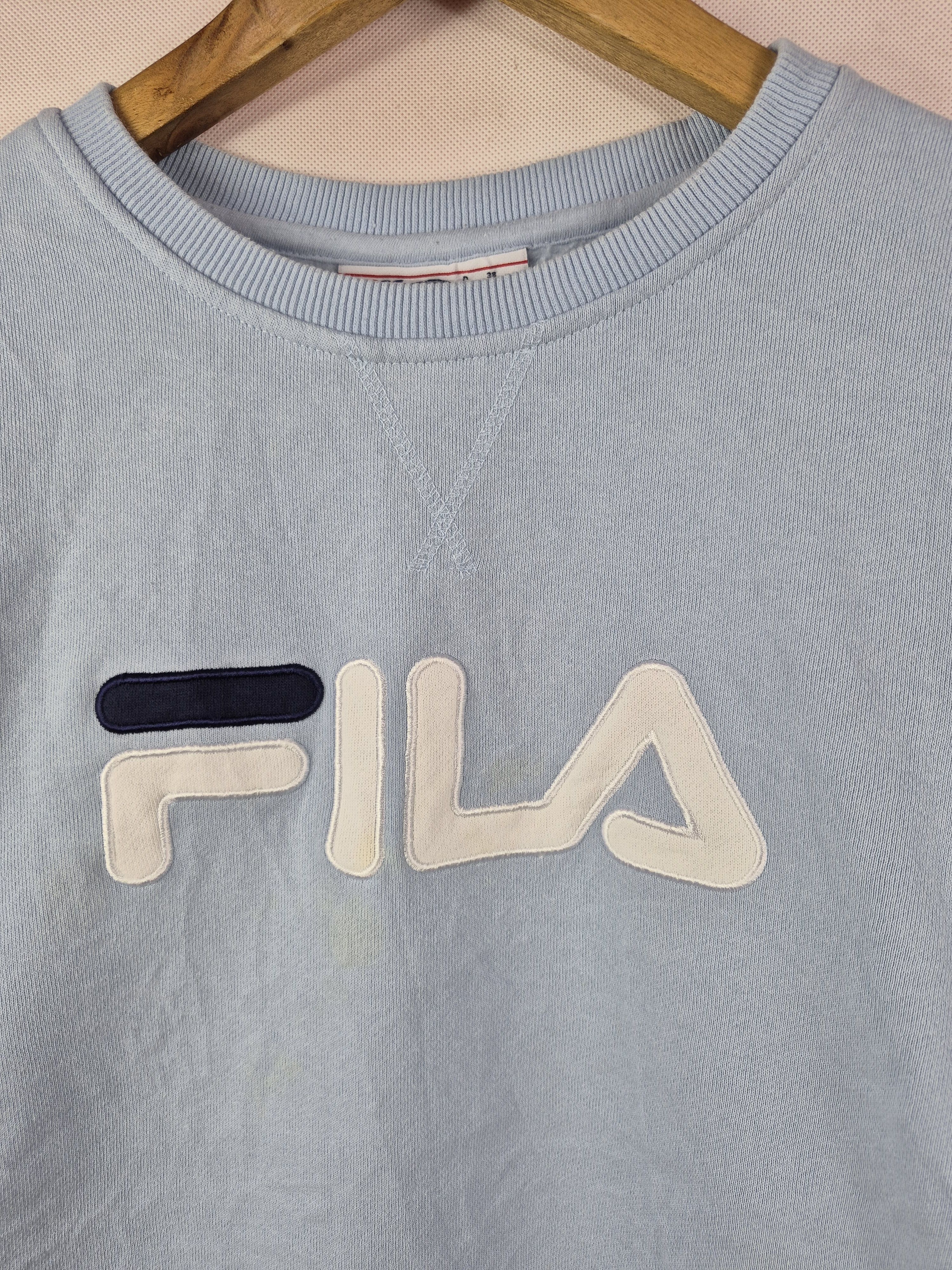 Fila 🔥 Fila Big Logo Spellout Sweatshirt Size US M / EU 48-50 / 2 - 3 Thumbnail