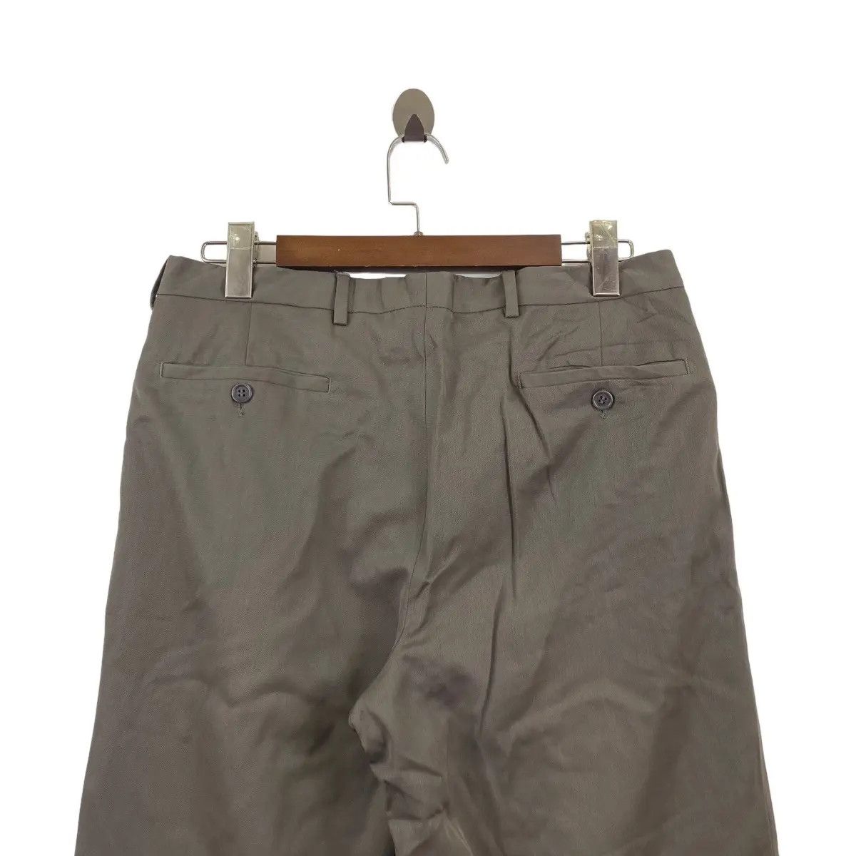 Vintage Vintage DUNHILL LONDON Made In Italy Wool Minimalist Pant Size US 32 / EU 48 - 4 Thumbnail