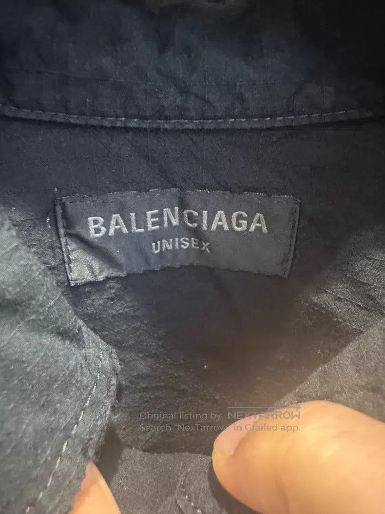 Balenciaga Balenciaga Black Faded Shirt Size US M / EU 48-50 / 2 - 3 Thumbnail