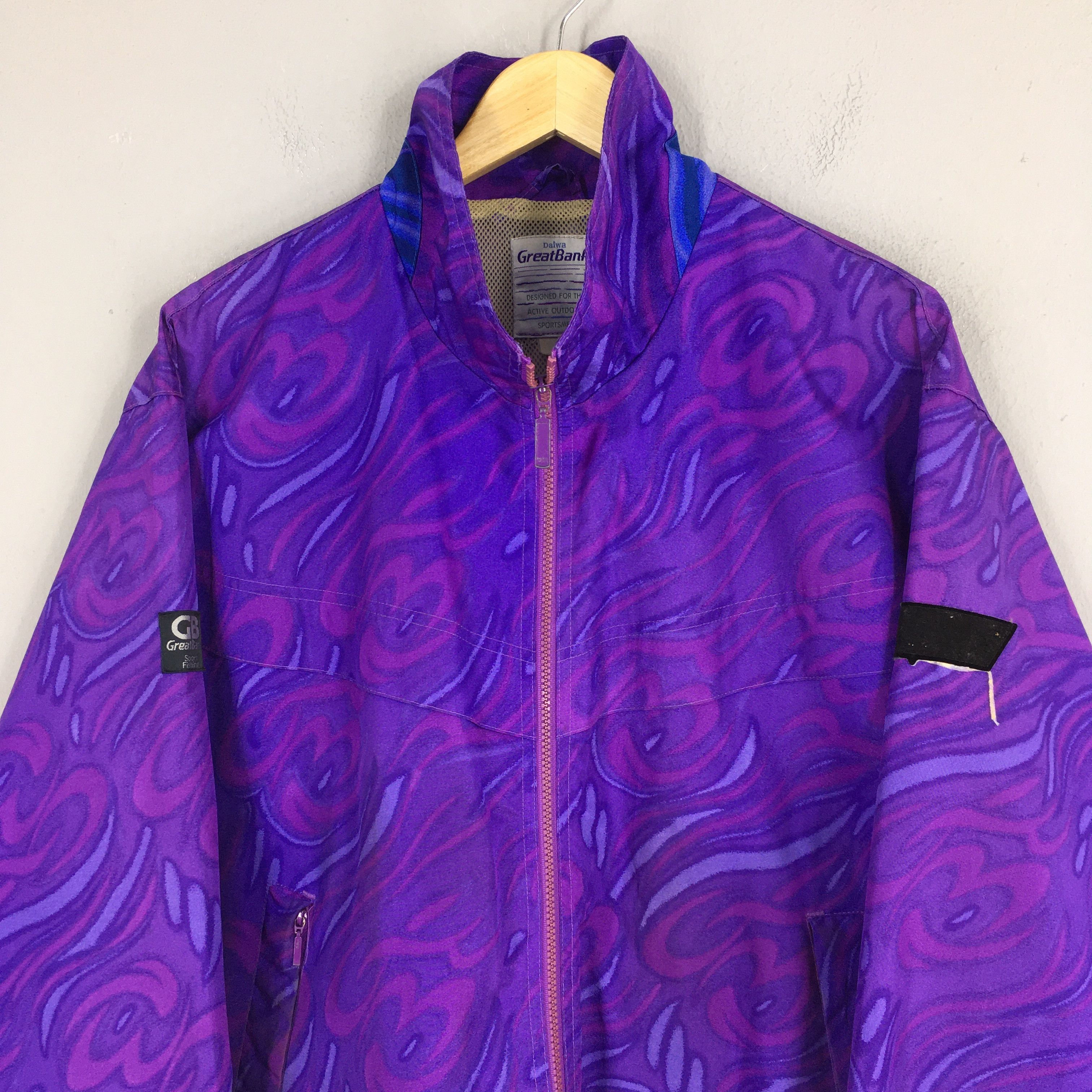 Vintage Vintage 90's Great Banff Daiwa Training Jacket XXL Size US XXL / EU 58 / 5 - 2 Thumbnail