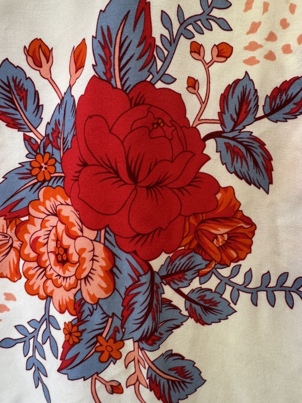 Other Flying Tomato women’s M/L white red floral kimono Asian boho Size M / US 6-8 / IT 42-44 - 4 Thumbnail