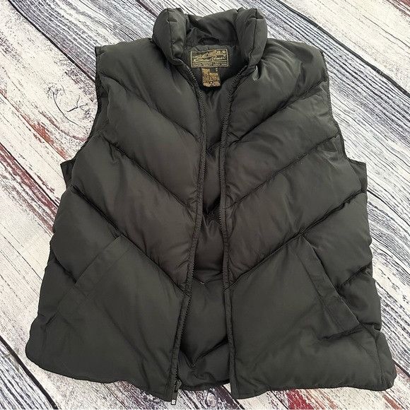 Eddie Bauer nylon vest, men's size M Nylon purple type Vintage Second Hand
