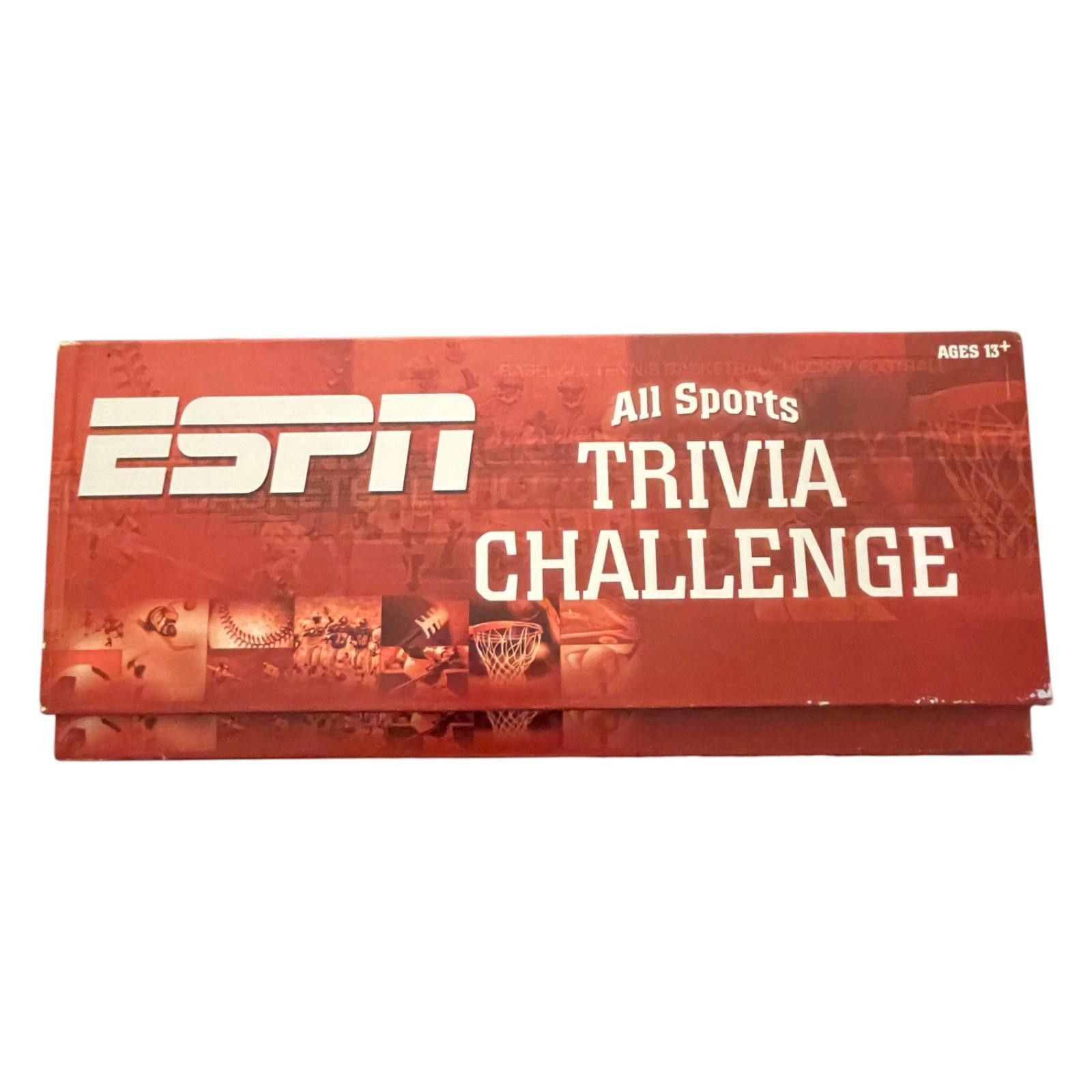 Other ESPN All Sports Trivia Challenge Game Complete 2-6 Players Size ONE SIZE - 8 Thumbnail