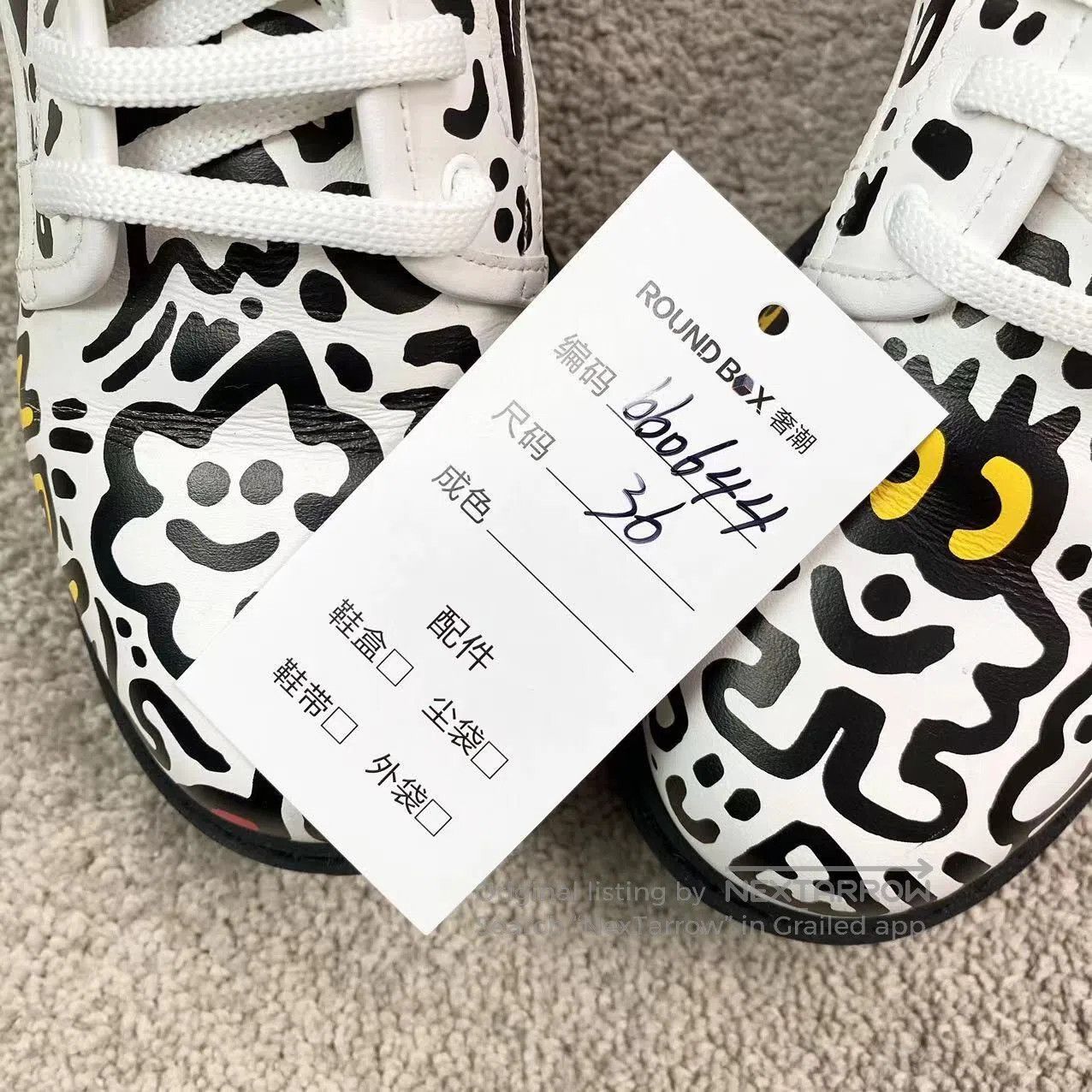 Fendi Fendi White graffiti Martin boots| Size US 5.5 / IT 35.5 - 9 Thumbnail