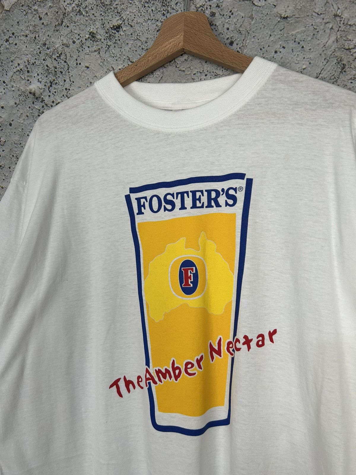 Vintage Vintage Fosters Promo Beer Graphic Tee Archive 90s Size US XL / EU 56 / 4 - 3 Thumbnail