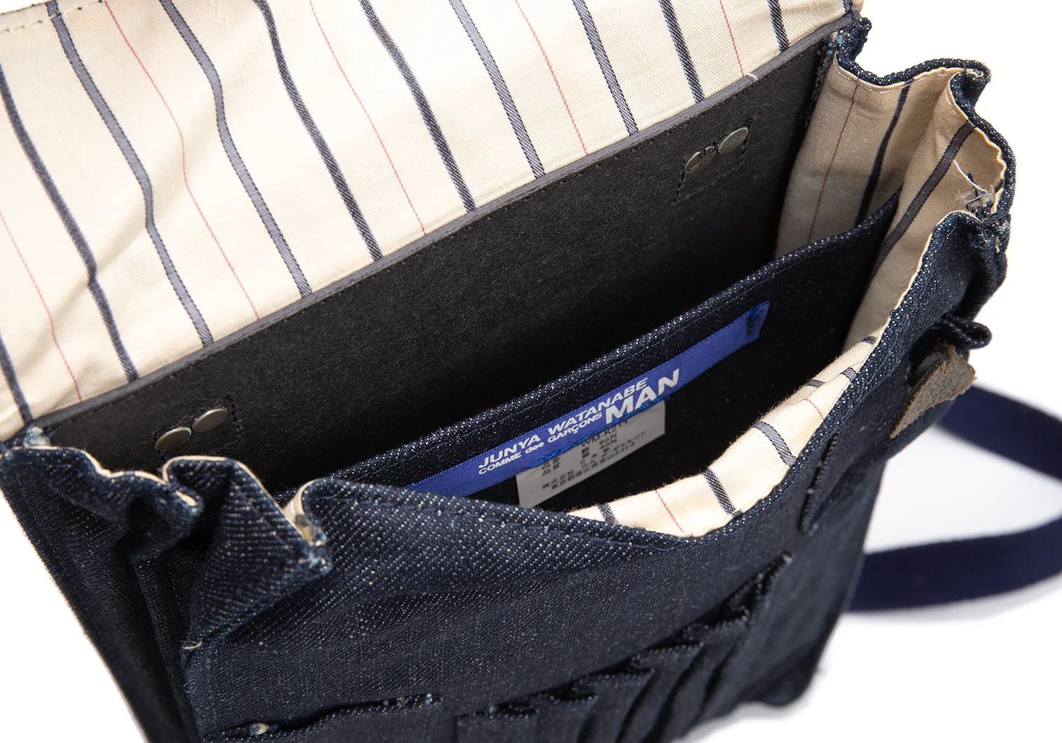 Junya Watanabe Indigo Mini Shoulder Bag with Numbering Denim Design Size ONE SIZE - 13 Thumbnail
