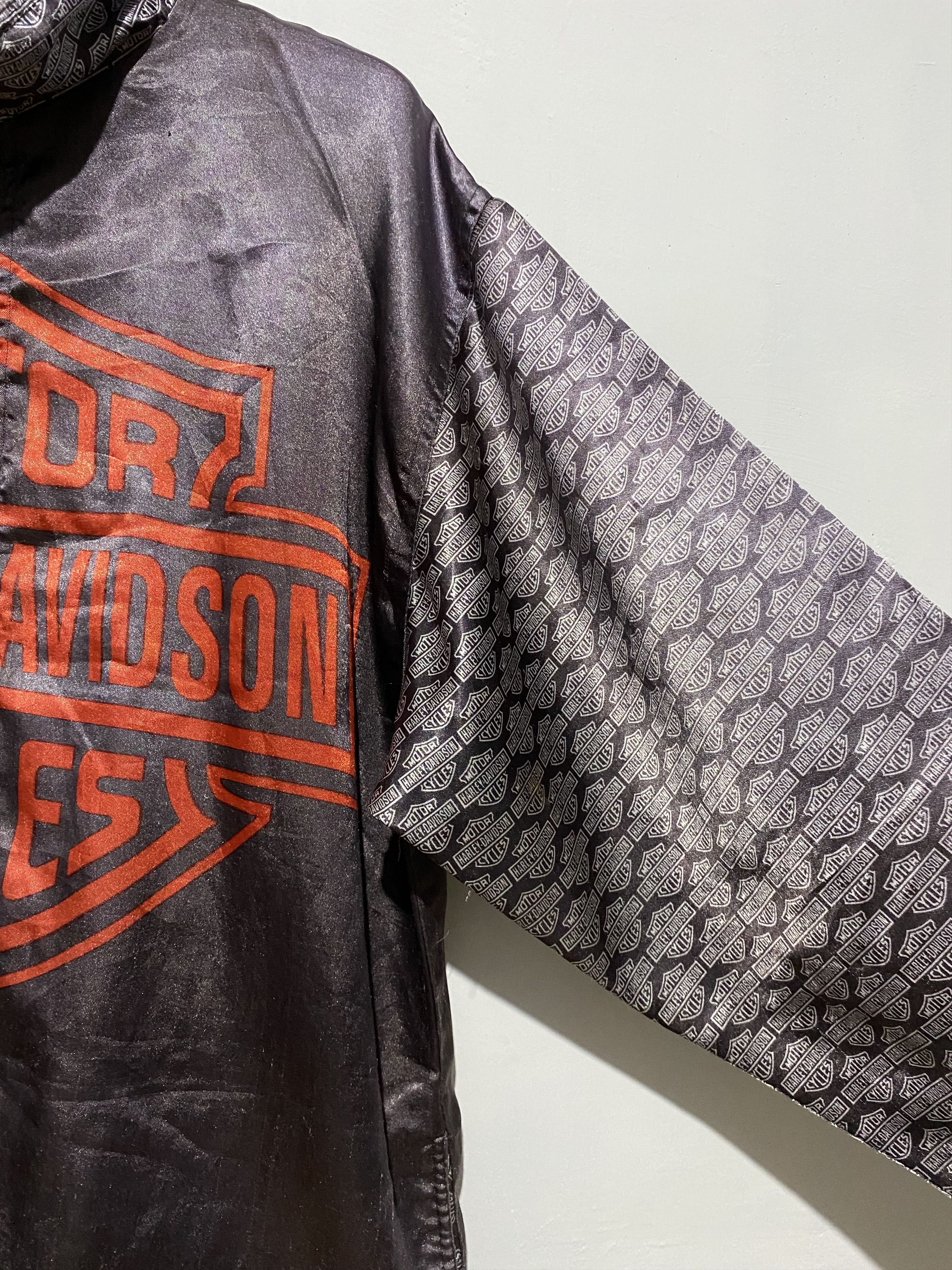 Harley Davidson × Vintage Harley davidson big logo light jacket Size US XL / EU 56 / 4 - 5 Thumbnail