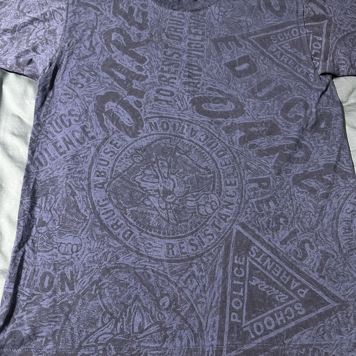 D.A.R.E Vintage 90s DARE Single Stitch Shirt AOP 50/50 FOTL Dyed Size US M / EU 48-50 / 2 - 2 Thumbnail